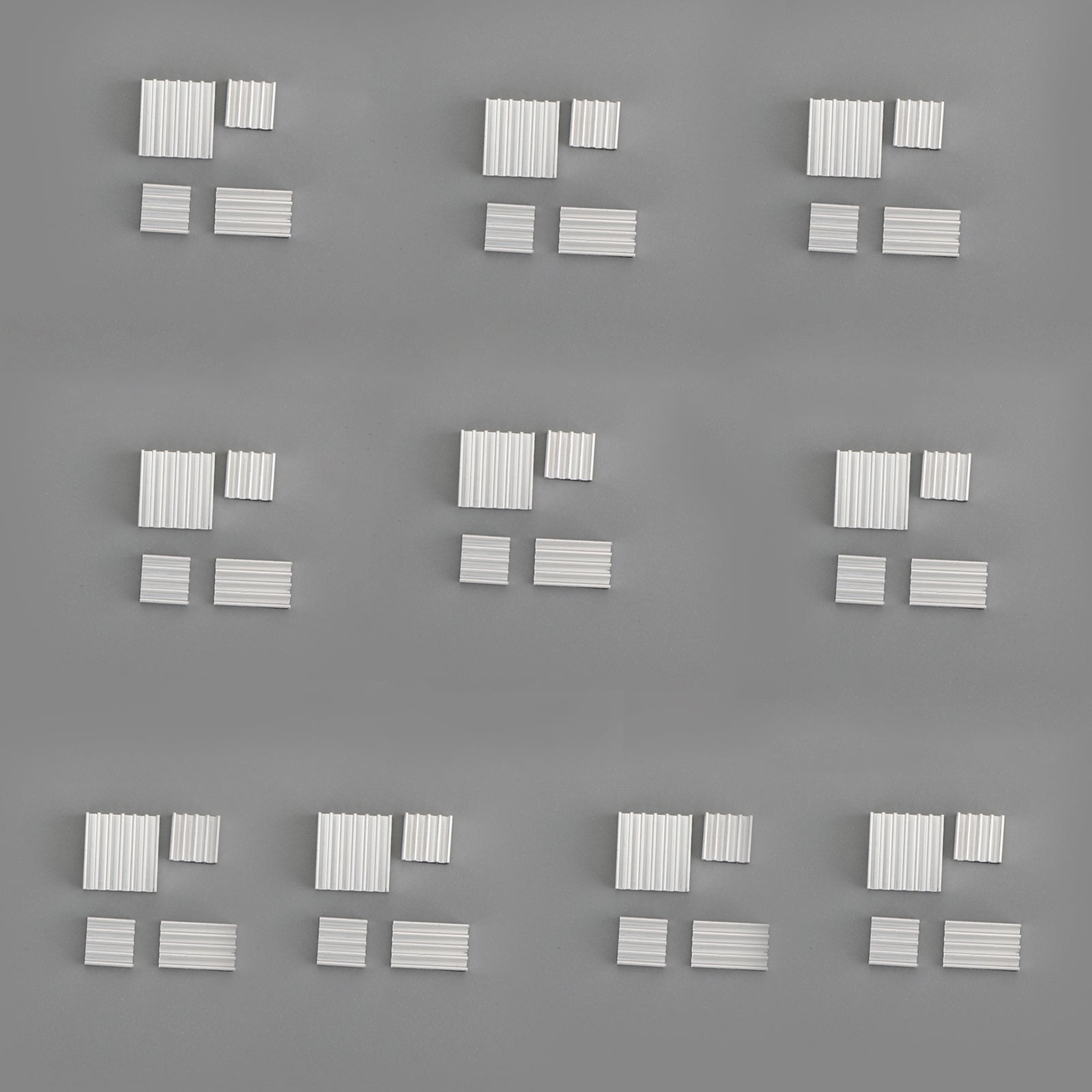 Aluminum Heatsink Radiator Cooler Kit with Sticker 40PCS Raspberry Pi 4B Model B