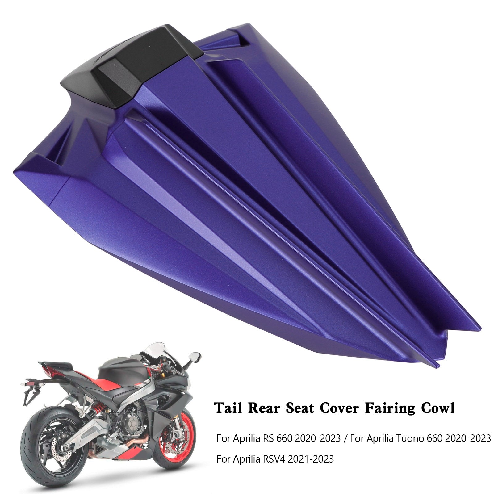 Rear Seat Cover Fairing Cowl For Aprilia RS660 Tuono660 2020-2024 Carbon Black Purple