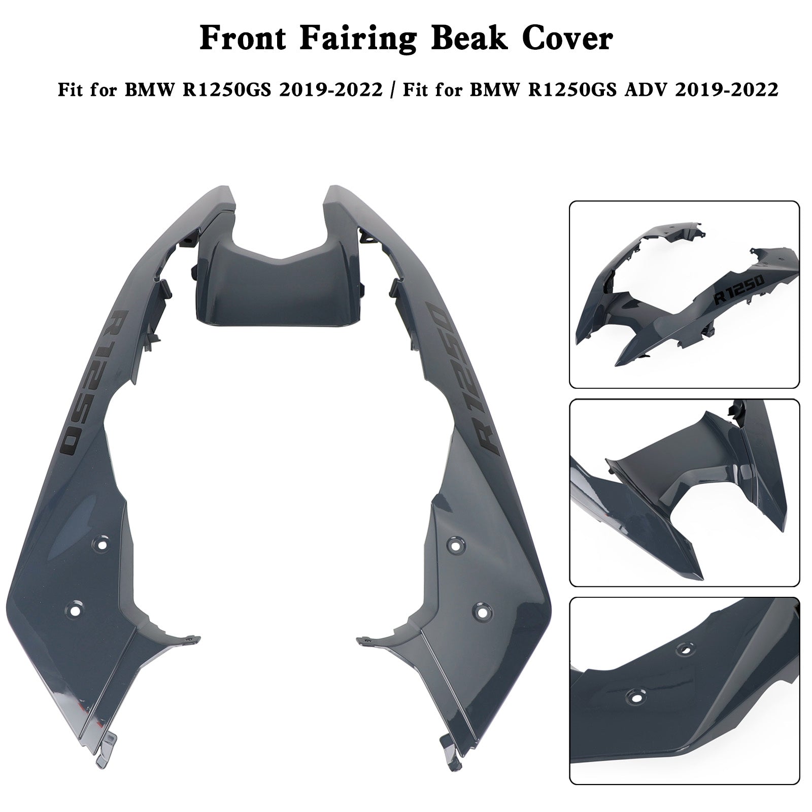 Front Nose Fairing Beak Fender Cover For BMW R1250GS / ADV 2019-2022