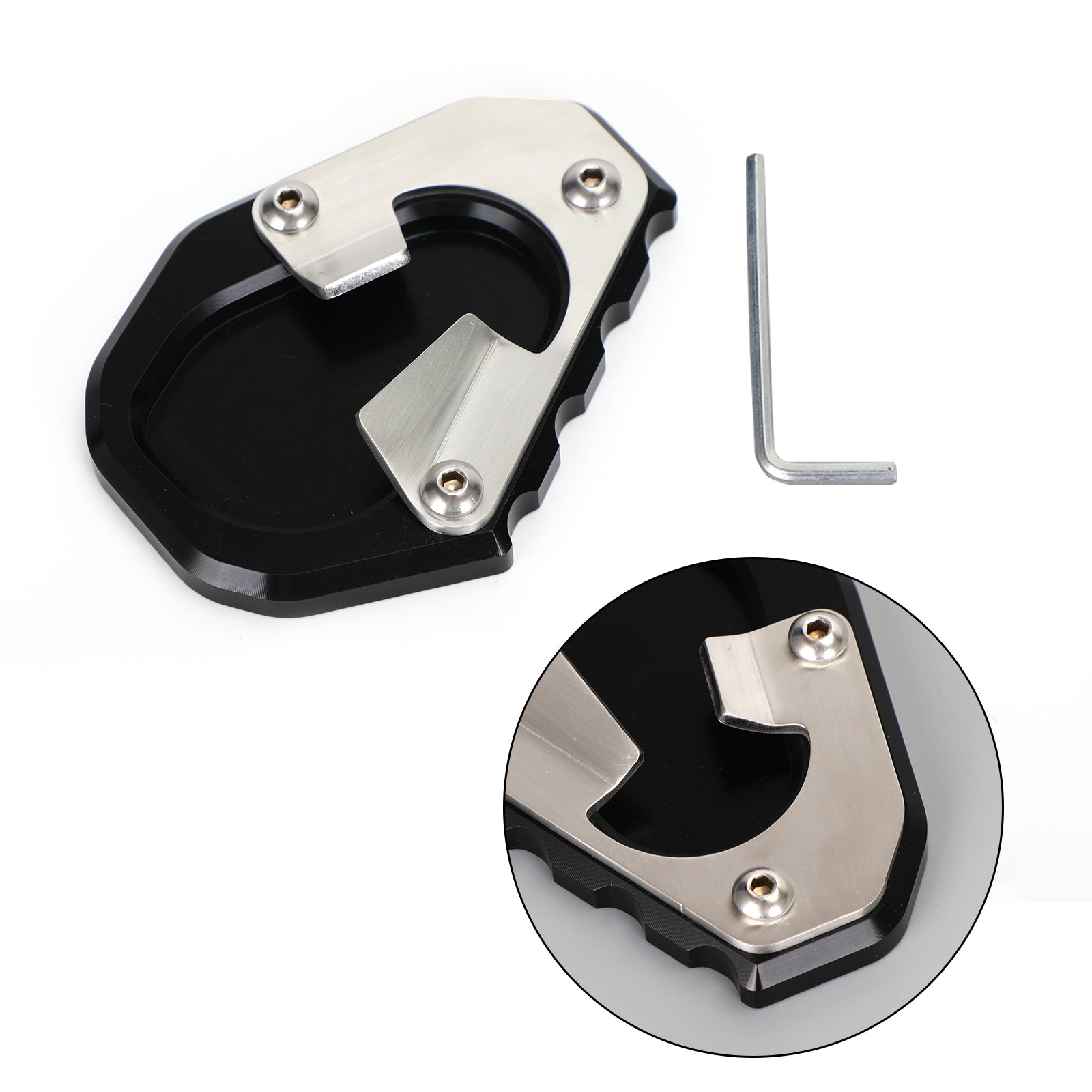 트라이엄프 타이거 900 랠리 프로 2020-2021 킥스탠드 확대 플레이트 패드