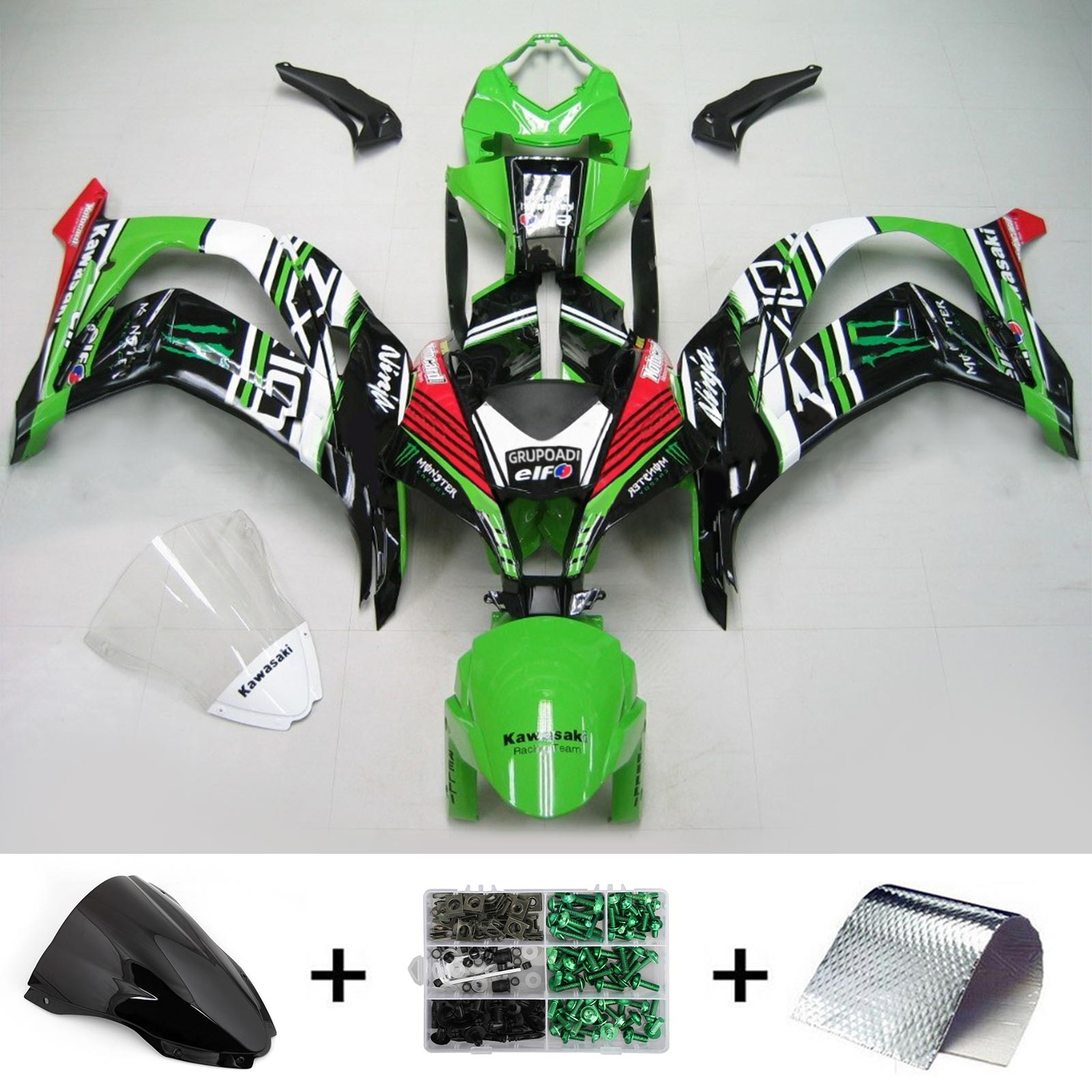 Kawasaki ZX-10R ZX-10RR 2021-2025 Fairing Kit Bodywork ABS