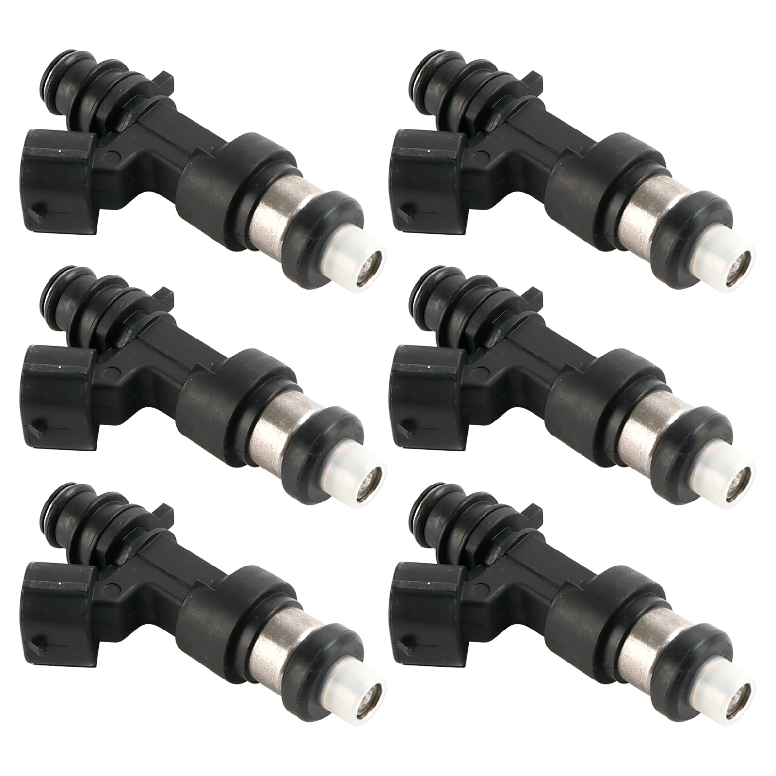 Inyector de combustible 6 uds 15710-66J00 compatible con Suzuki Grand Vitara Base V6 2.7L FBYCS50