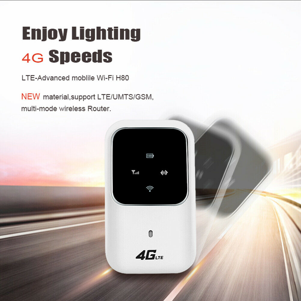 100Mbps Wireless 4G LTE Mobile Portable WiFi Router MIFI Modem Hotspot 2100mAh