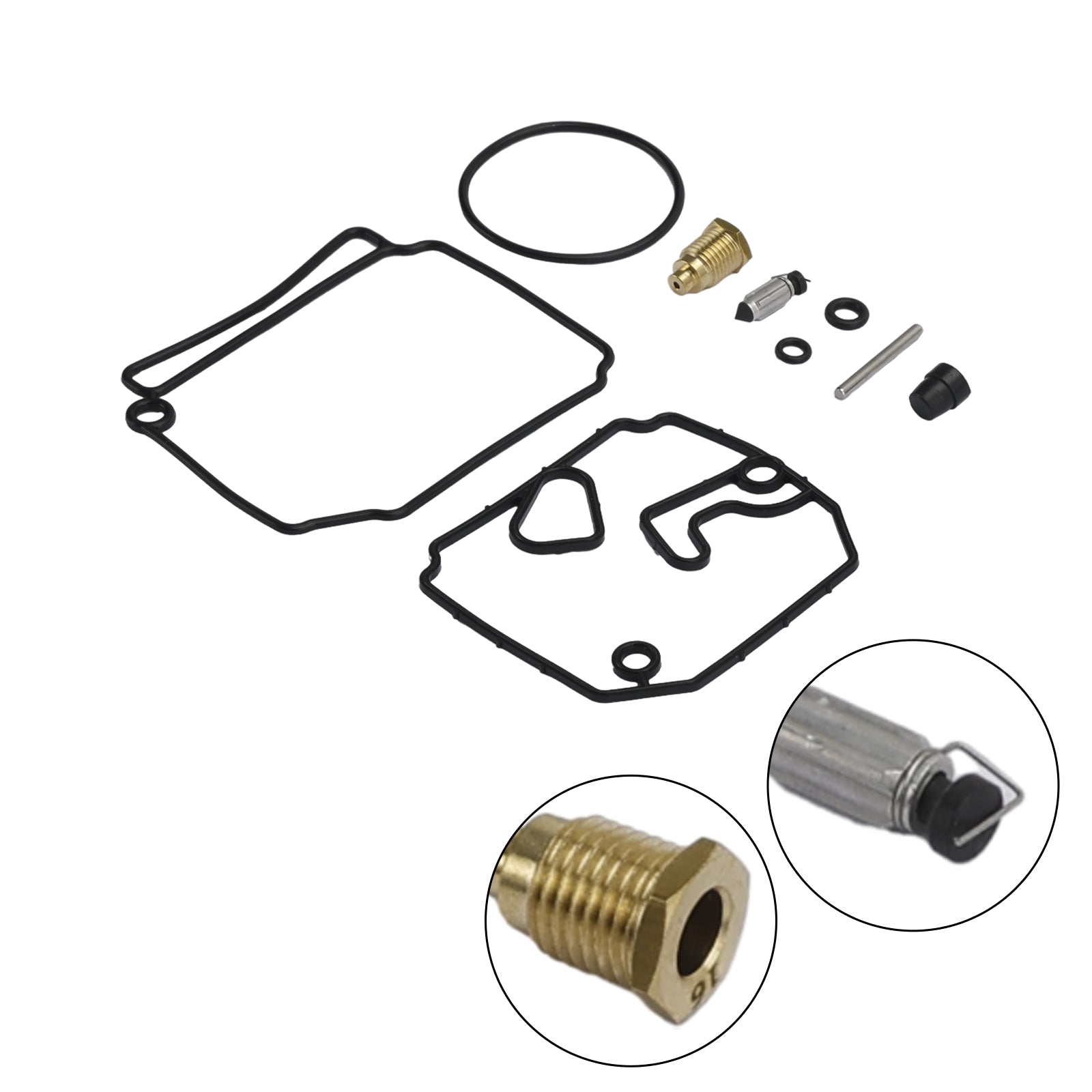 야마하 75HP P75 80HP 80A 90HP 90A 6H1-W0093-10용 기화기 기화기 재조립 키트