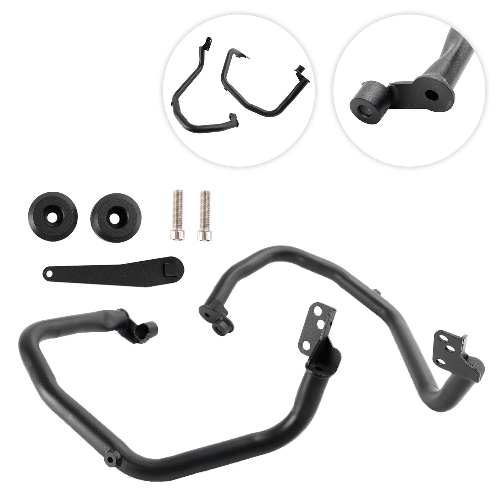 Engine Guard Crash Bar Frame Protector Bumper Black For Tr Rocket 3 Gt 2020-2025