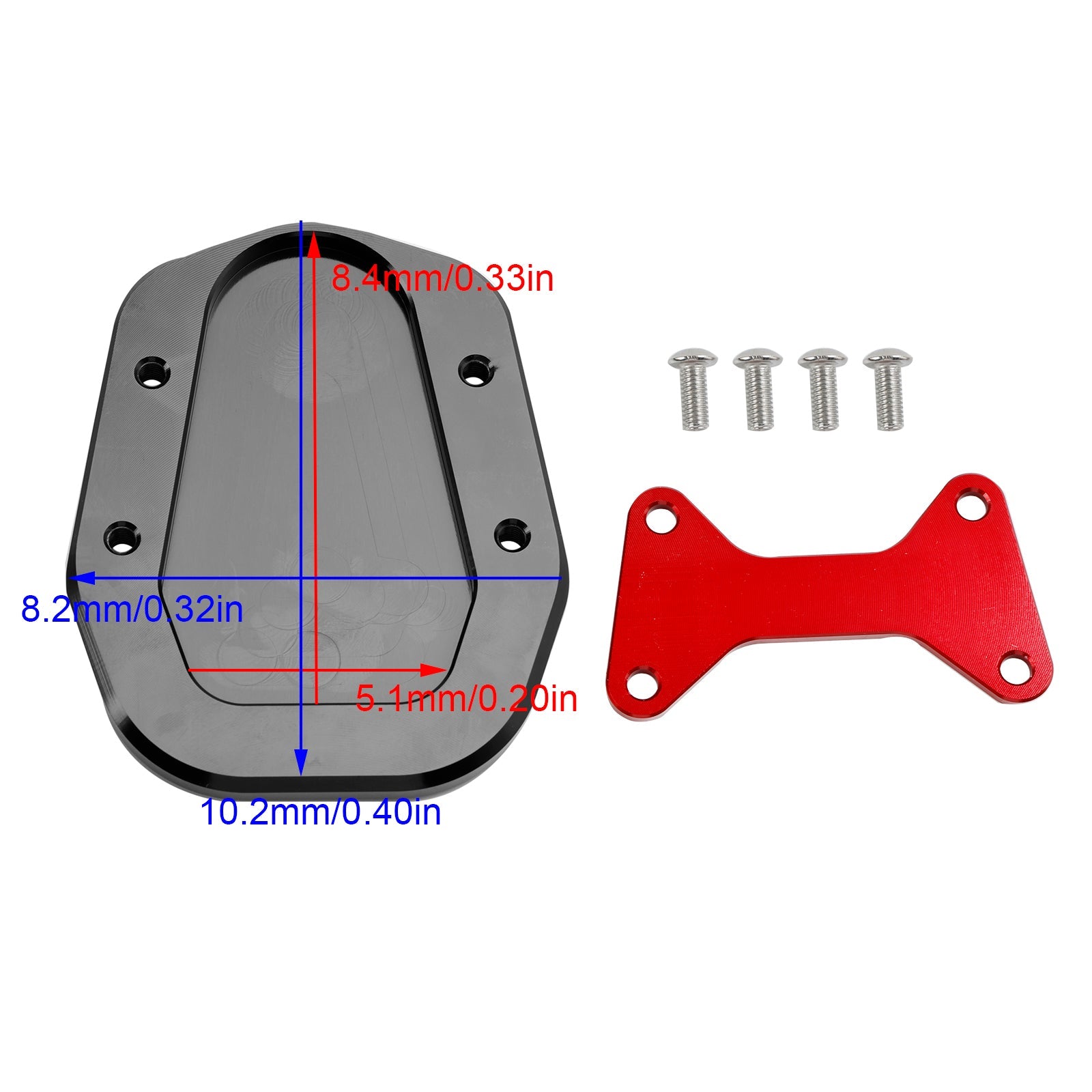 Kickstand Enlarge Plate Pad fit for HONDA CT125 Hunter Cub Trail 125 2023-2024