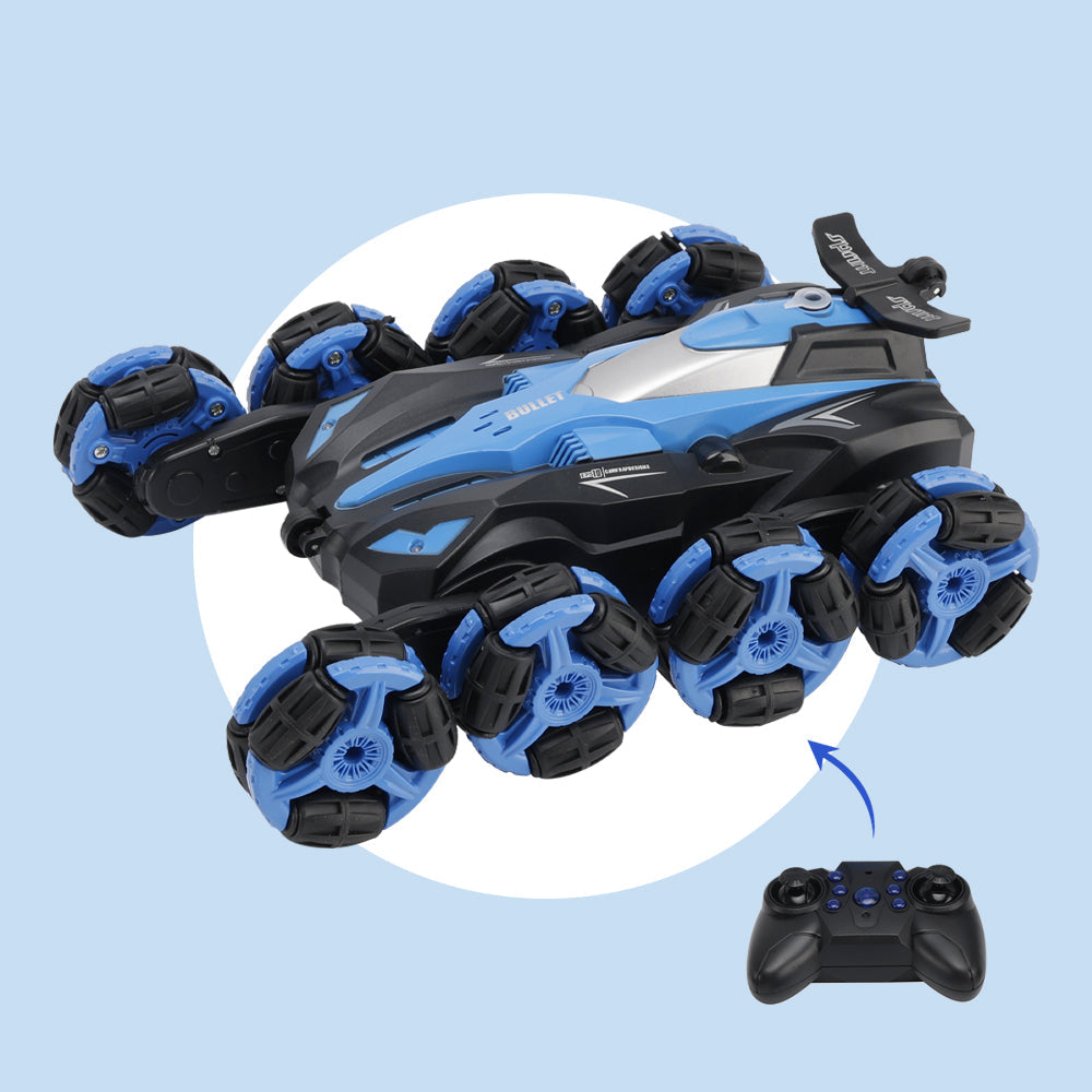 Cool 8 Wheels Hand Controlled rc Stunt Car Toys Gesture Sensing Remote Control Cars ransform Drift Off Road Vehicle for Boys Age 6-14 Year Old