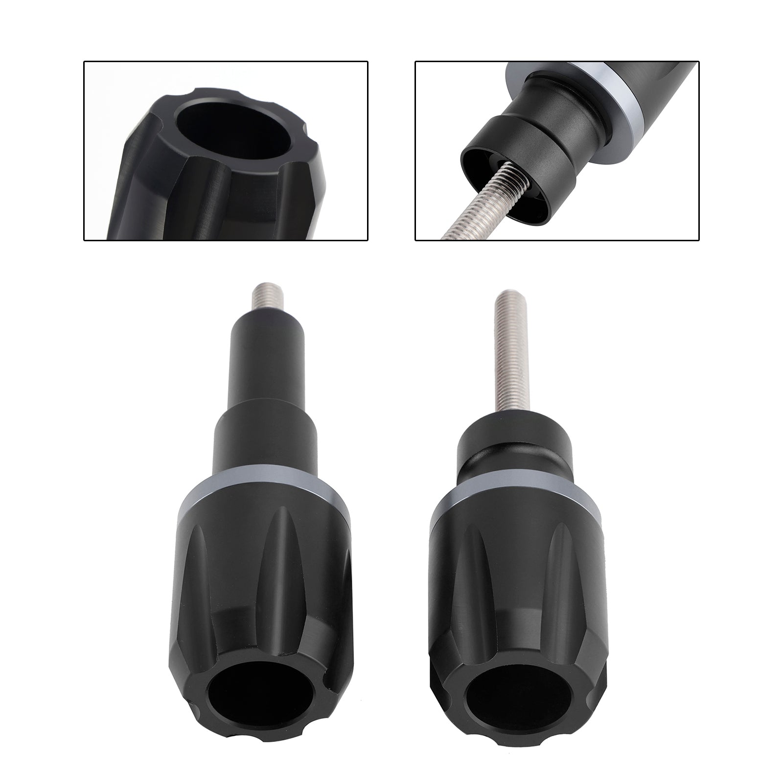 2019-2023 Bmw F900R F750Gs F850Gs Cnc Anti-Crash Frame Sliders Protector Blue Black