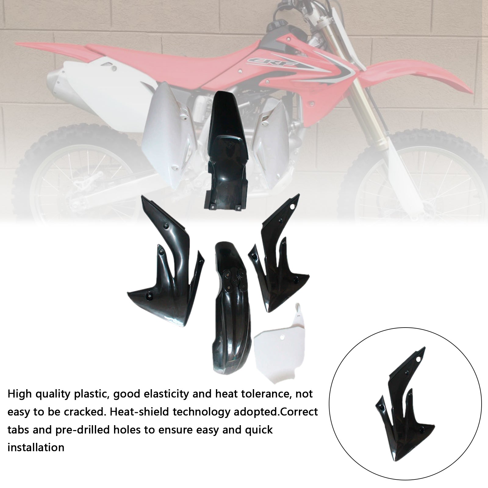 2007-2014 Honda CRF150R/RB Body Plastic Kit Fender Fairing