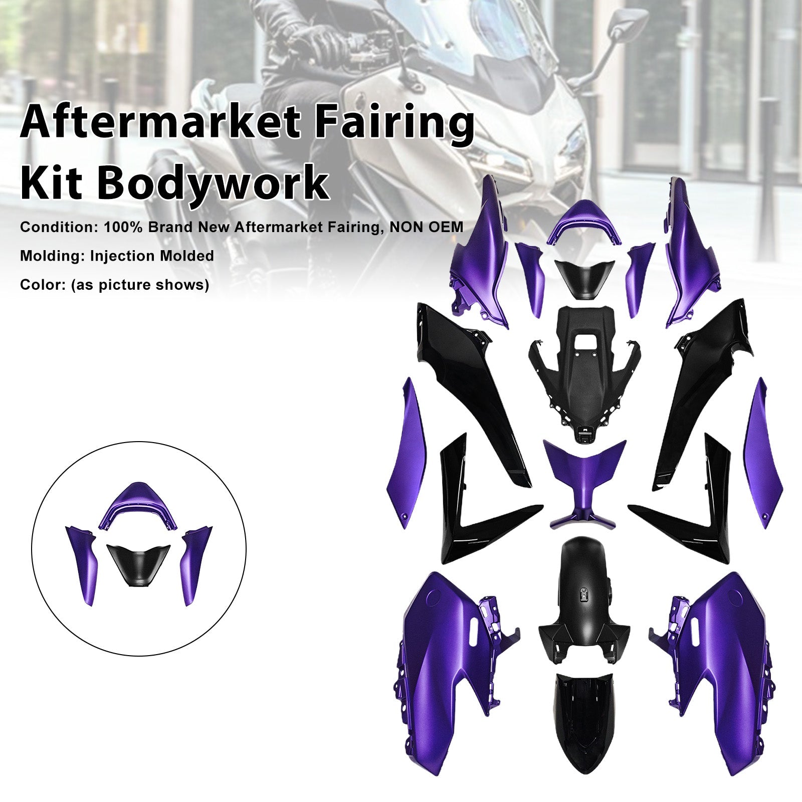 2025-2026 for Yamaha TMAX560 Injection Bodywork Fairing Kit