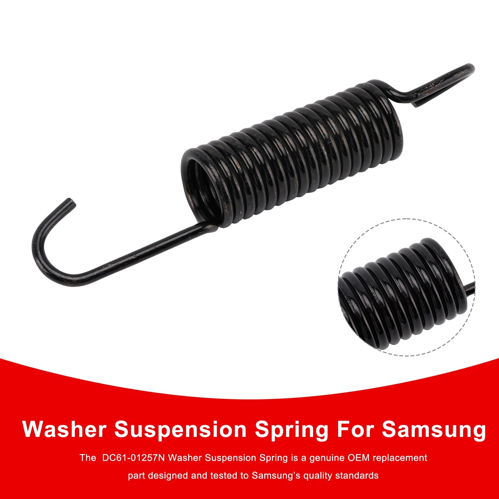 1PC DC61-01257N Washer Suspension Spring For Samsung Replaces 592-49396 592-49474
