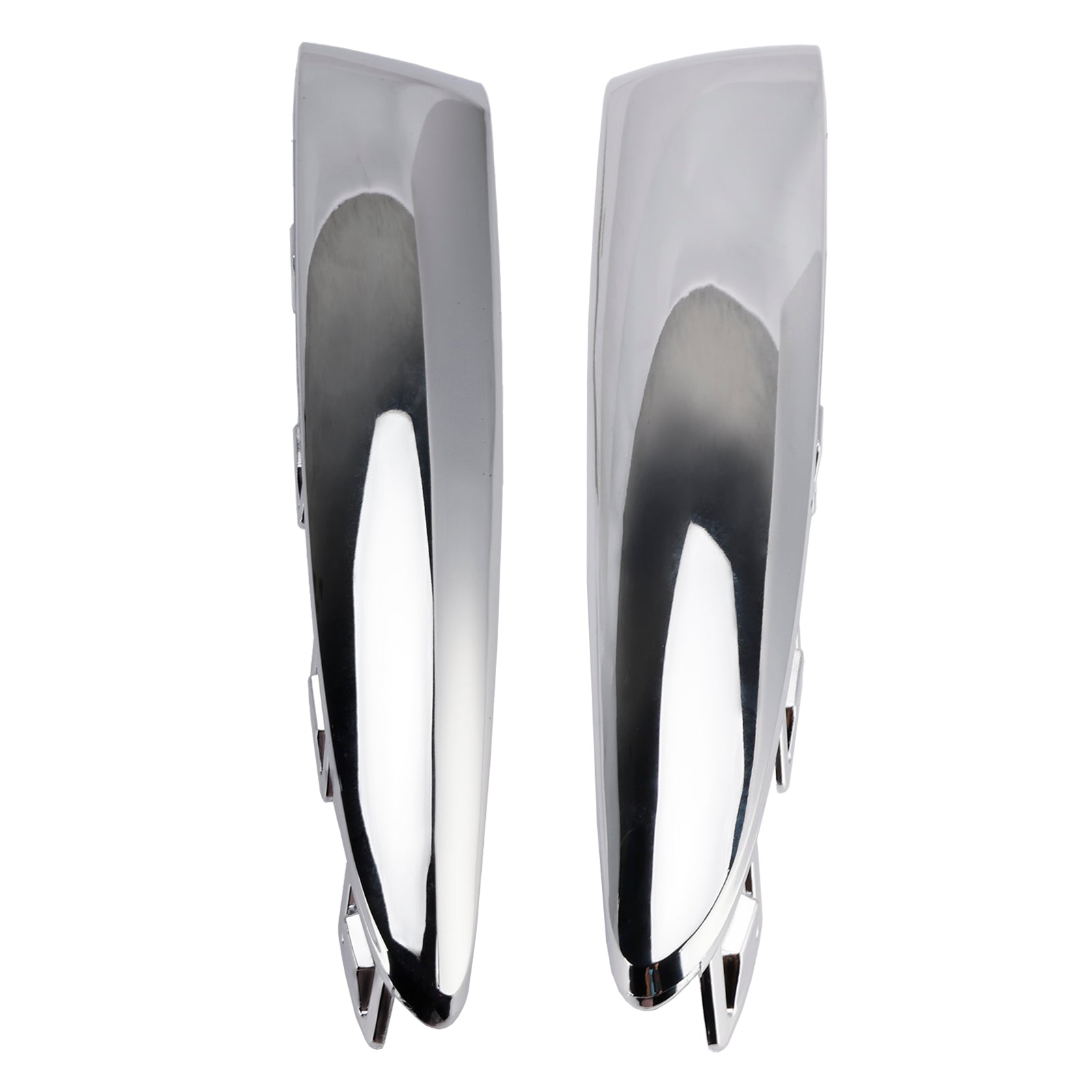 2015.08-2020 Fiat 500 Lounge Left & Right Front Bumper Moulding Chrome