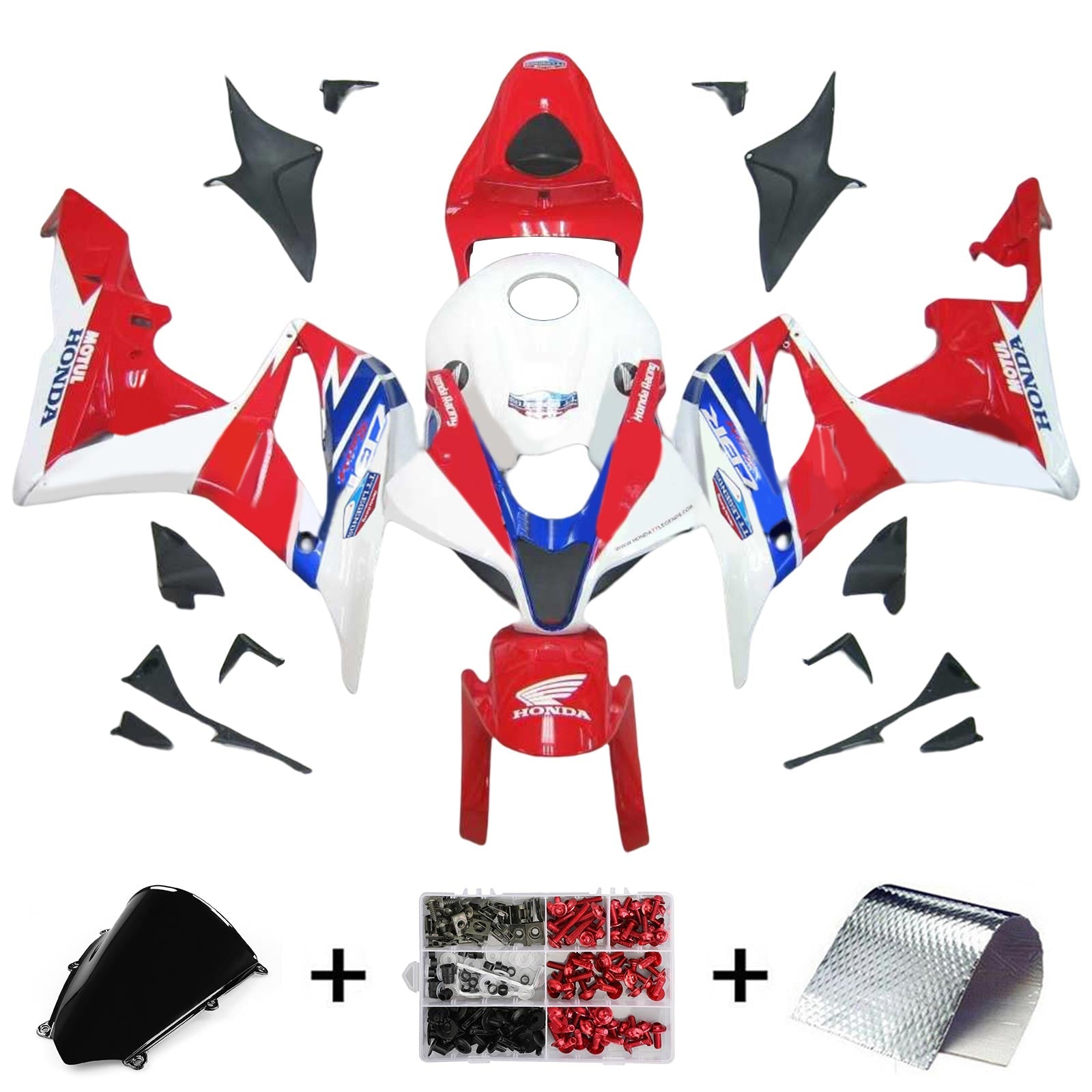 Honda CBR600RR 2007-2008 F5 Fairing Kit Bodywork Plastic ABS