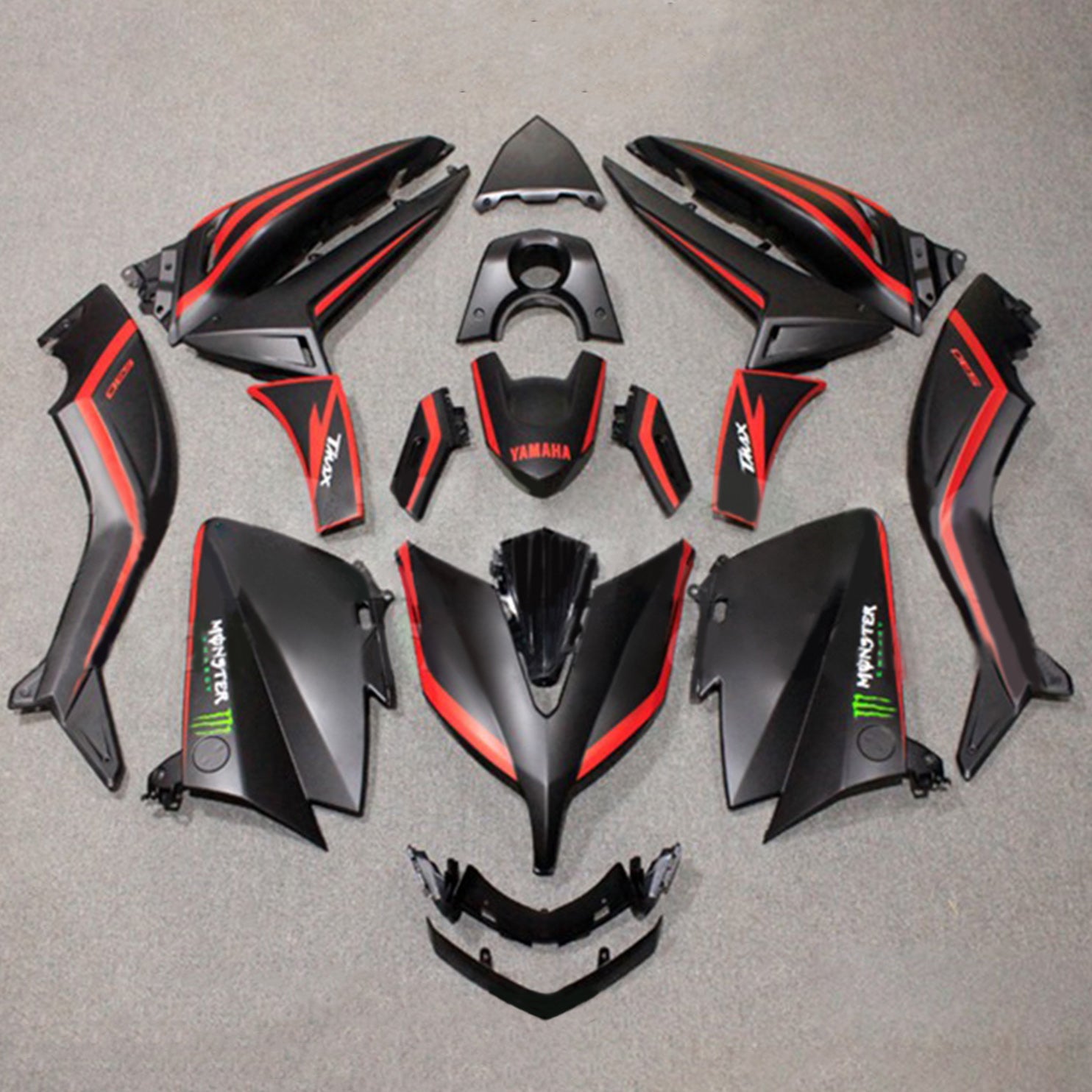 Amotopart Yamaha T-Max TMAX530 2015-2016 Fairing Kit Bodywork ABS