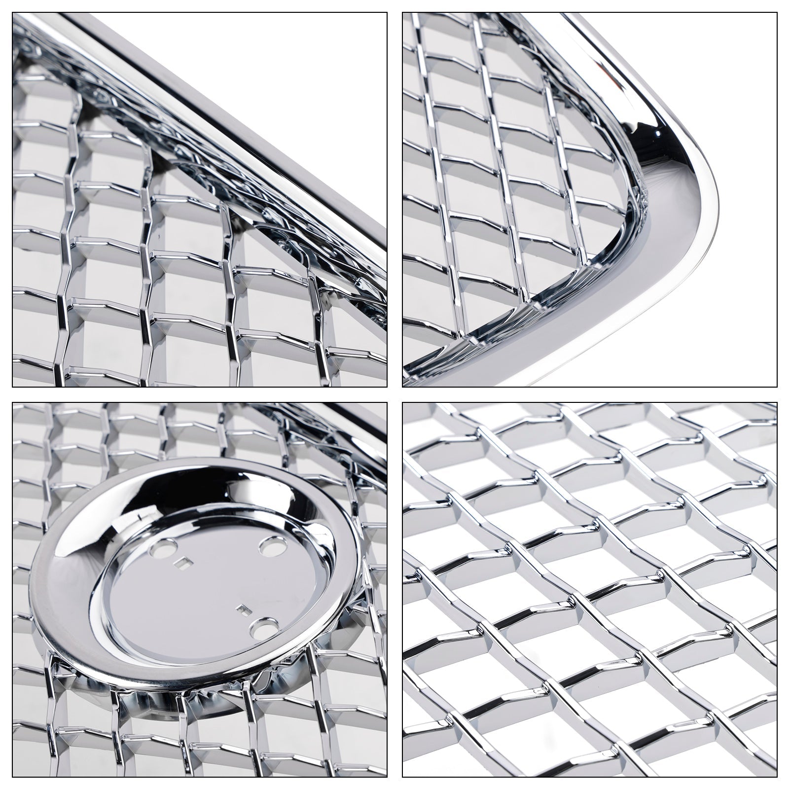 Chrome Front Bumper Grill Grille Fit Jaguar XJ 2010-2015