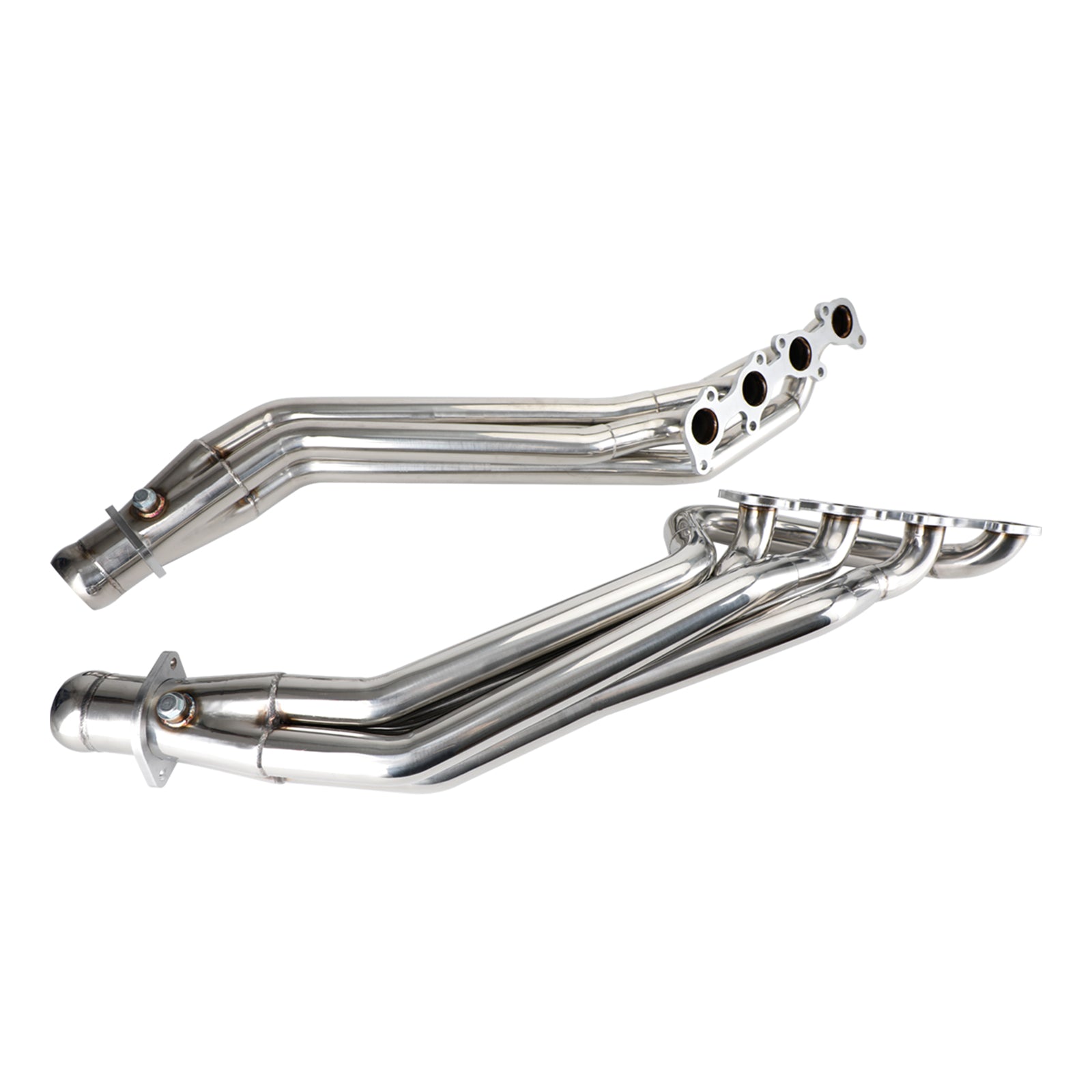 2PCS Exhaust Header Fit Ford Mustang 2011-2016 GT 5.0/302 V8 Stainless Steel