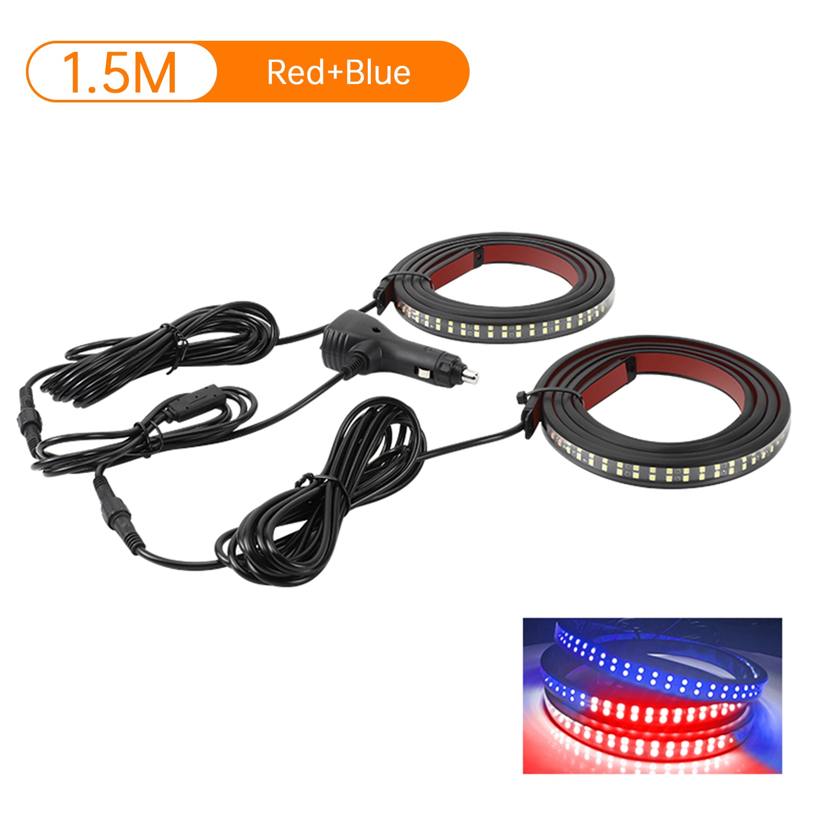 Dual Color Running Board Side Step LED Light Strips For Pickup Truck