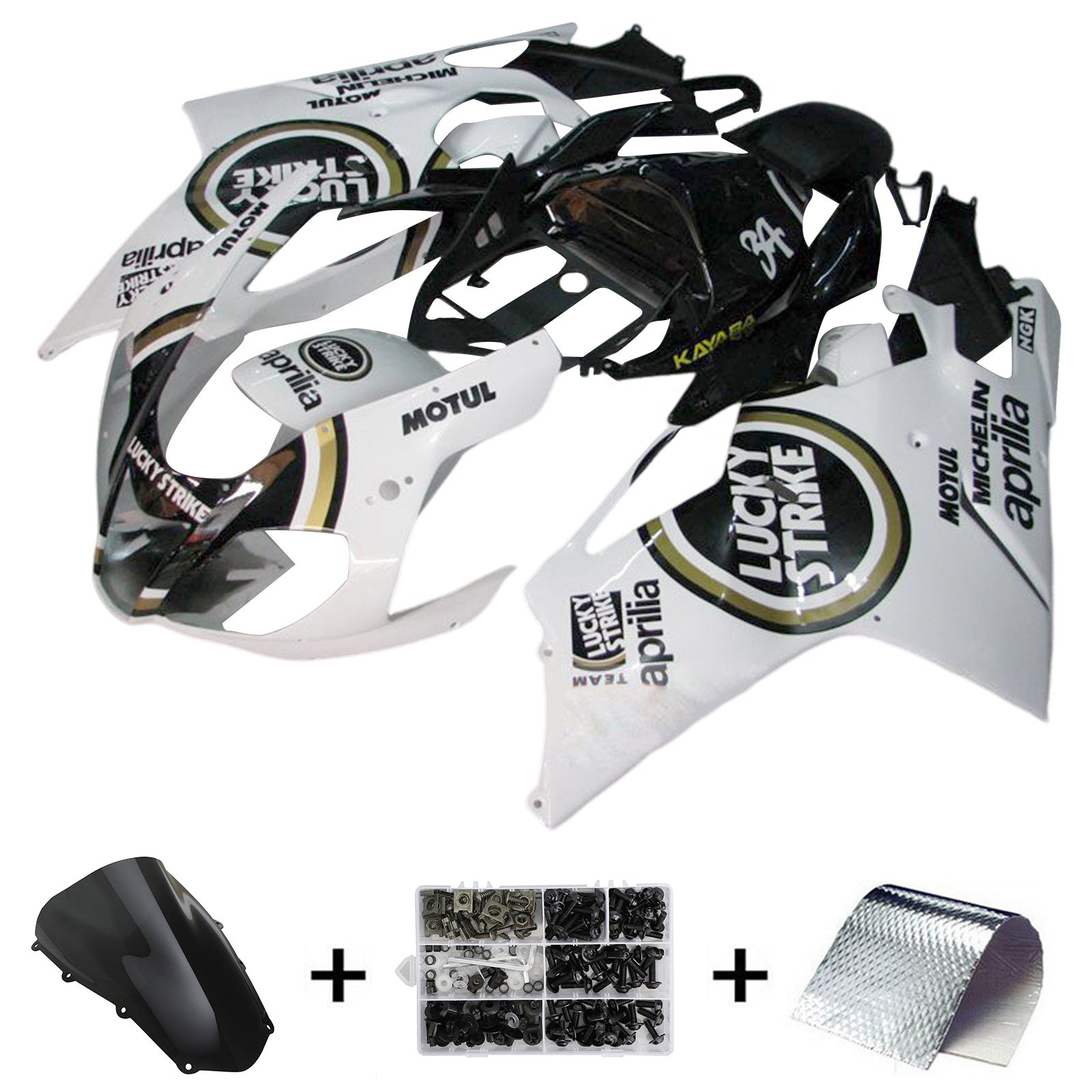 Amotopart Aprilia RSV1000 2003-2006 Kit Carenado Carrocería Plástico