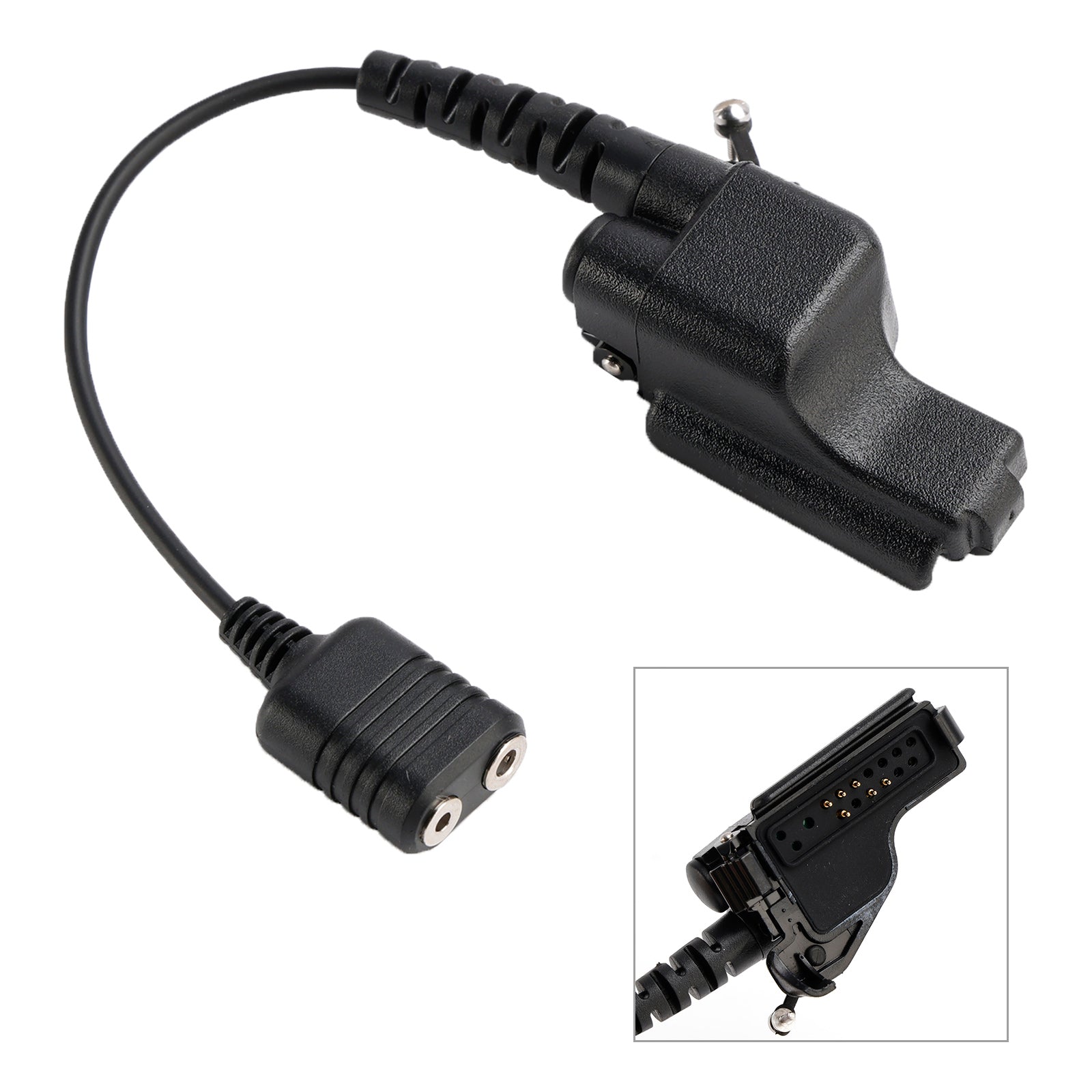 K Interface Headset Port Converter Cable for HT1000 MTS2000 GP900 MTX838 XTS2500