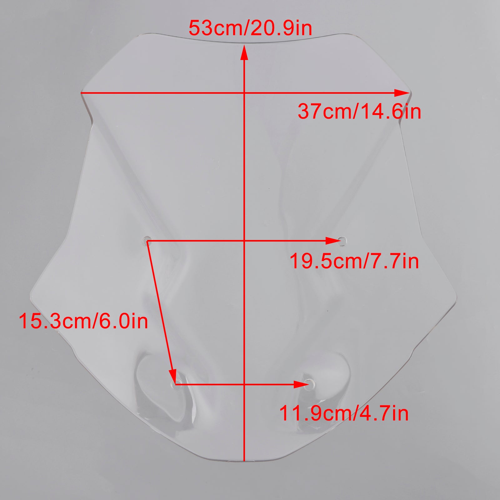 2022-2024 Tiger 1200 GT 모든 모델 오토바이 윈드실드 윈드스크린