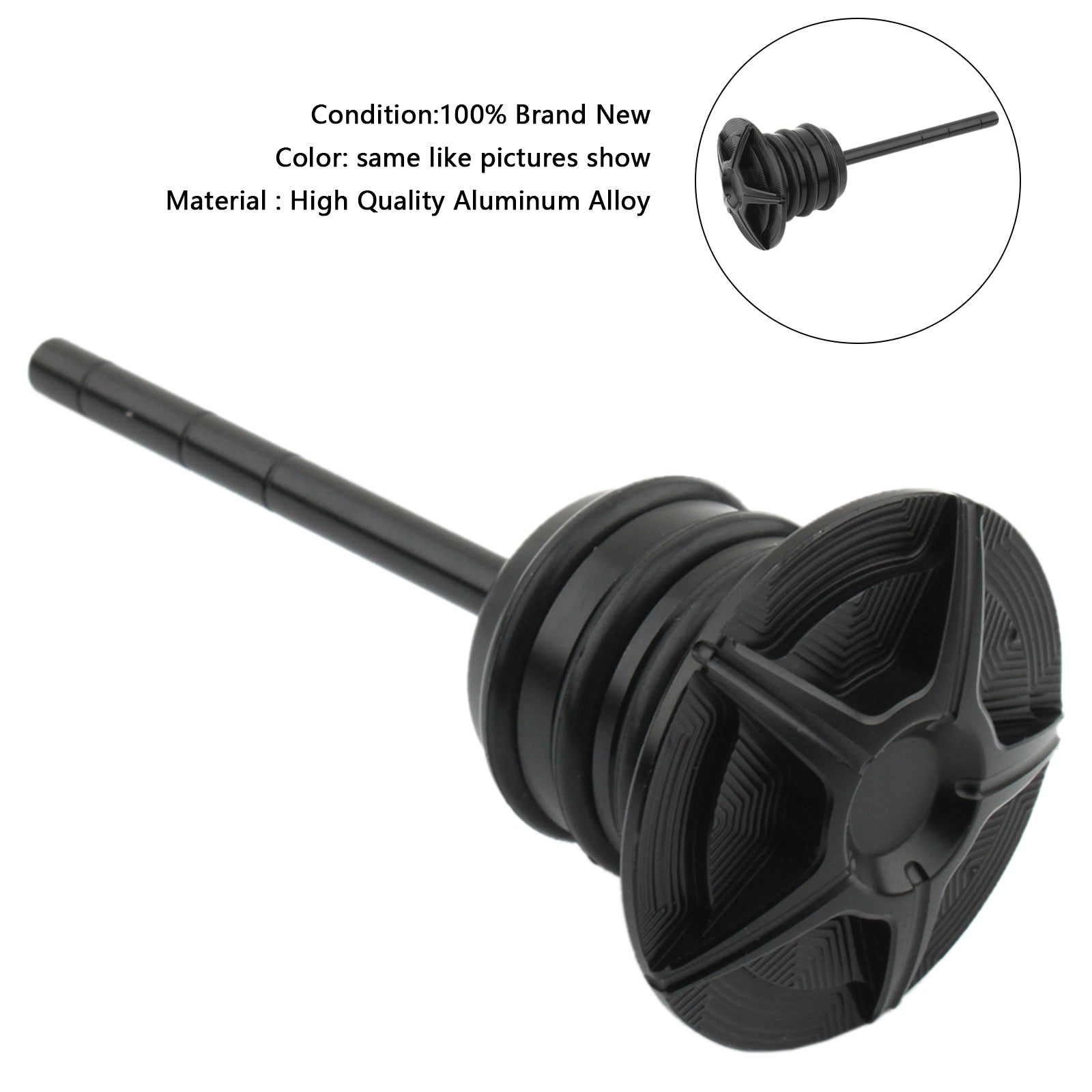 Oil Dipstick Tank Cap Plug For Softail 84-99 Sportster 82-03