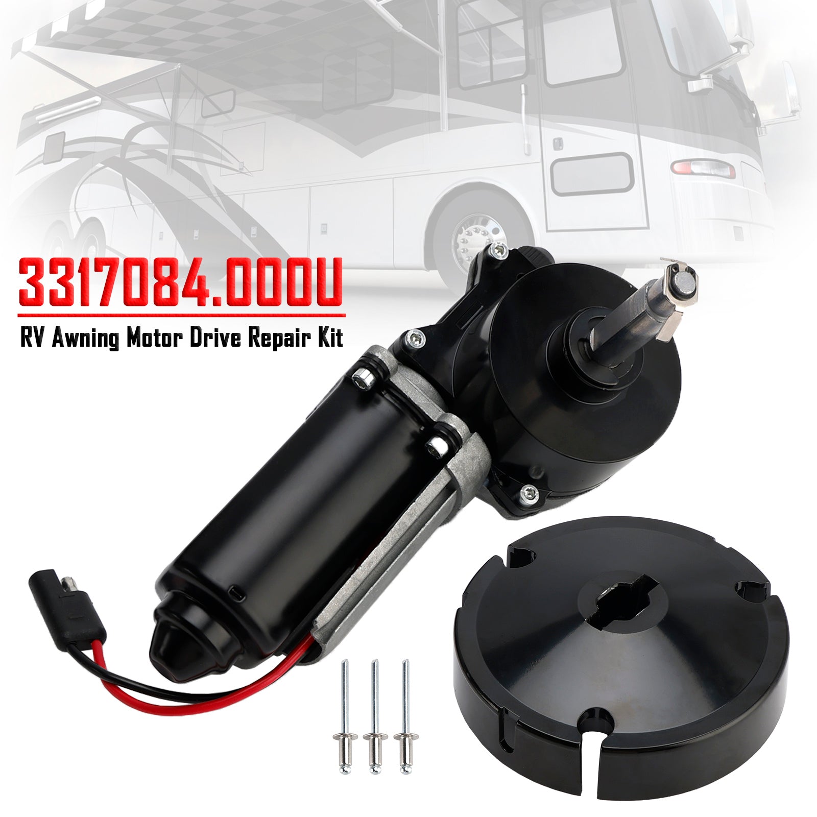 3317084.000U RV Awning Motor Drive Repair Kit Assembly for Dometic 9200 Series