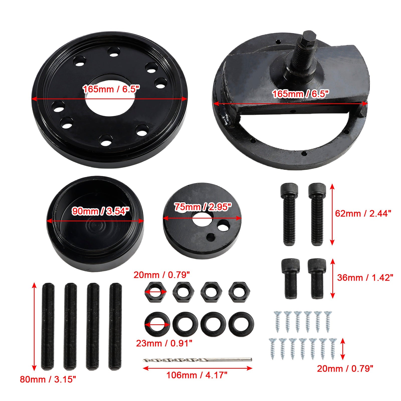Front+Rear Crankshaft Seal Remover & Installer Tool for Cummins 3.9L 5.9L 6.7L