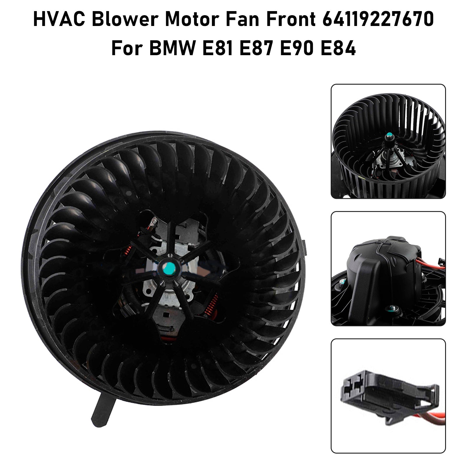 2007-2008 For BMW 328xi HVAC Blower Motor Fan Front 64119227670
