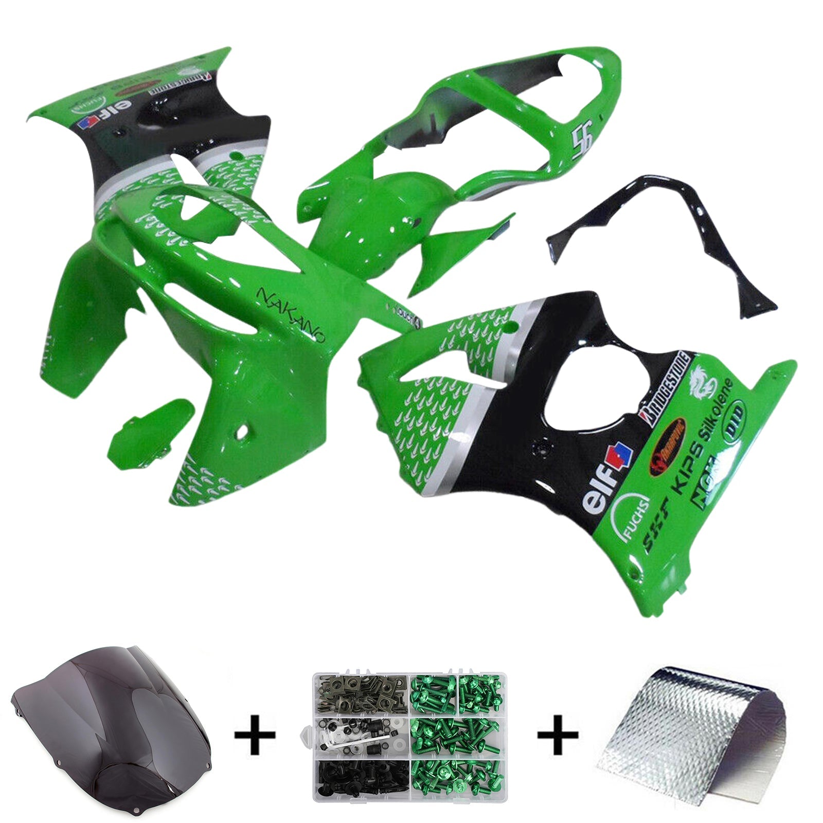 Kawasaki ZX6R 1998-1999 Kit Carenado Carrocería Plástico ABS