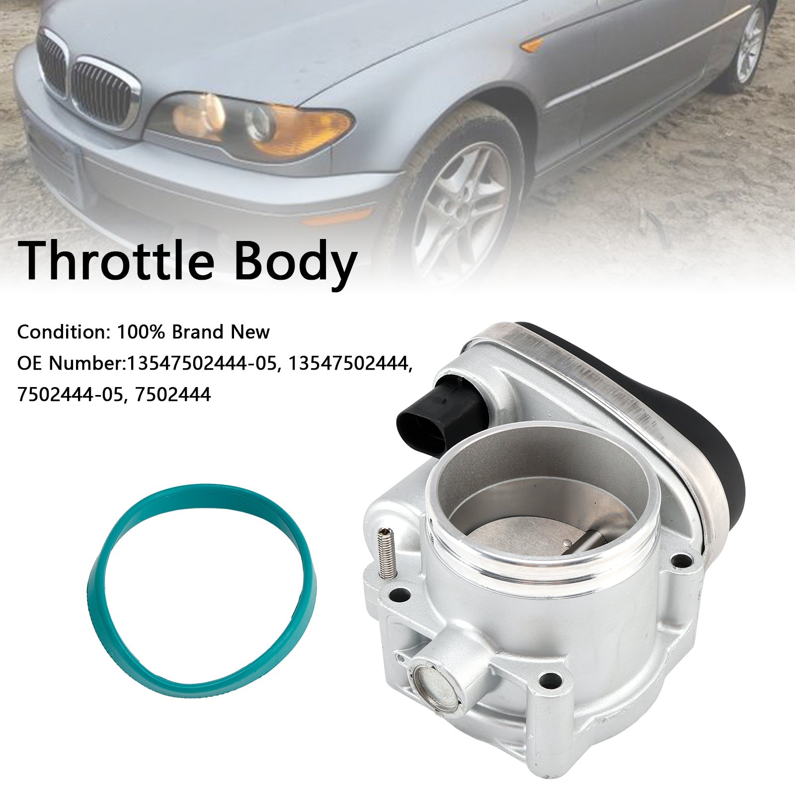 2001-2006 BMW 325CI 2.5L I6 Throttle Body 13547502444