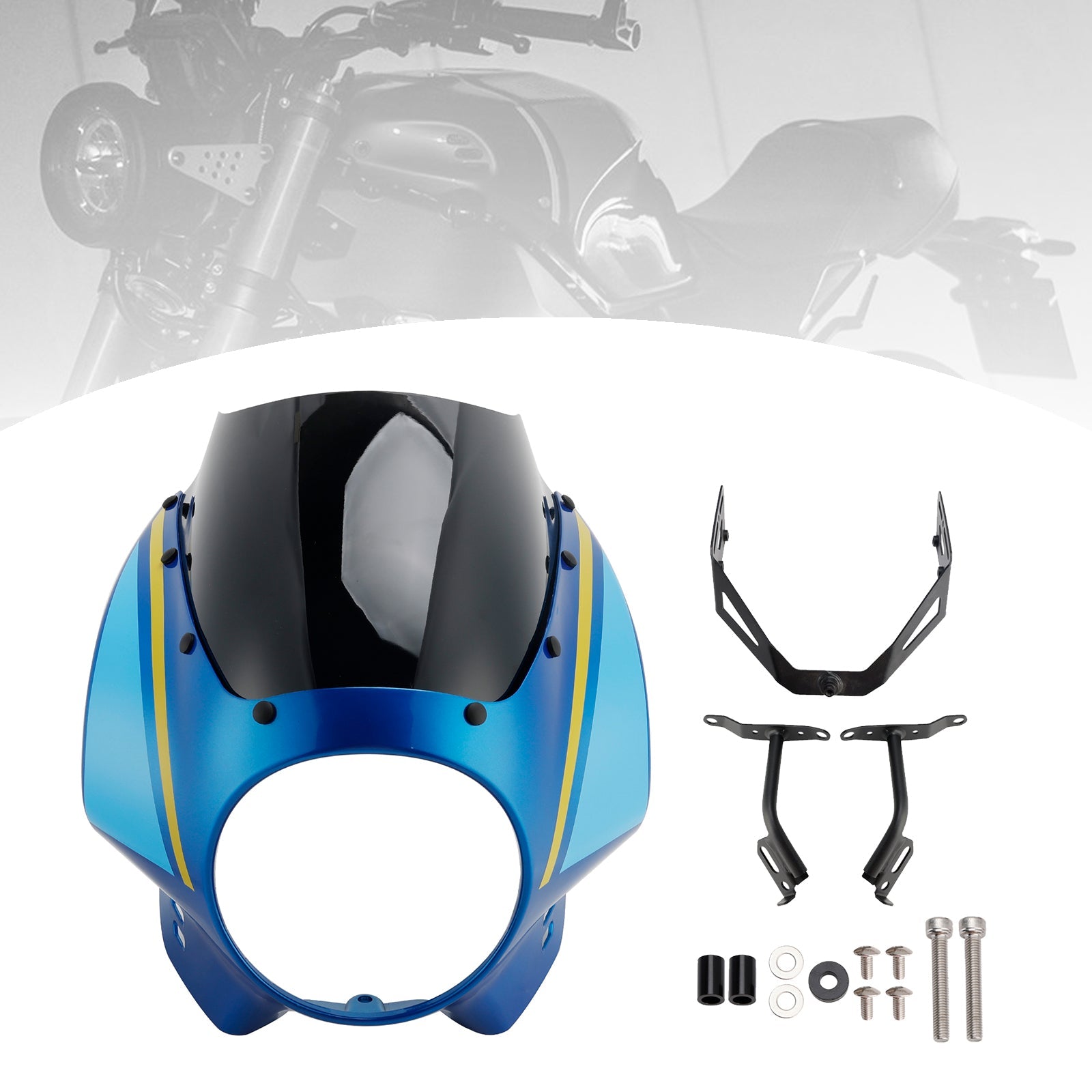 2022-2025 Yamaha XSR900 Headlight Fairing Windshield WindScreen