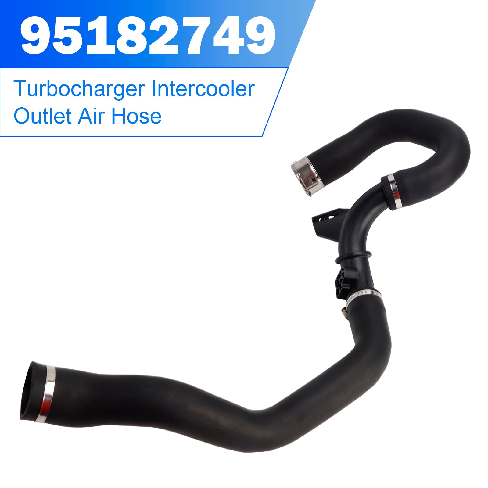 2012-2014 Chevy Sonic 1.4L Turbocharger Intercooler Outlet Air Hose 95182749