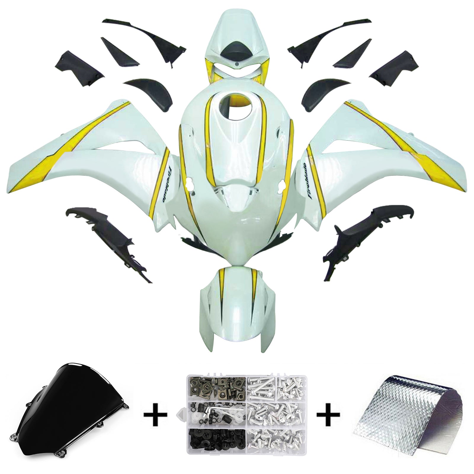 Honda CBR1000RR 2008-2011 Fairing Kit Bodywork Plastic ABS