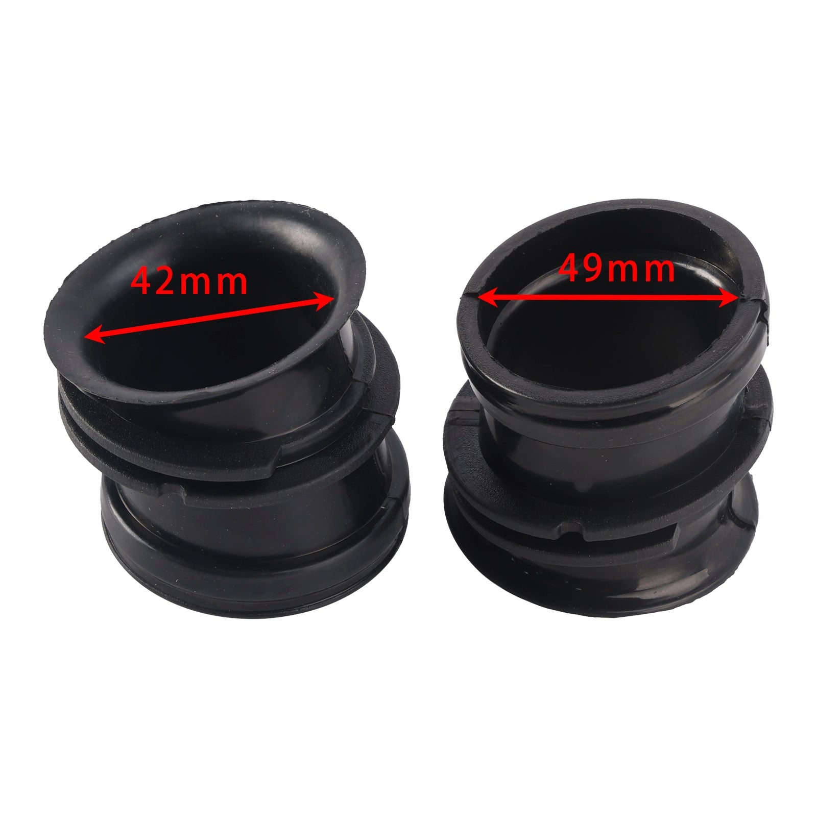 4x Intake Airbox Boots 14073-1211 For Kawasaki ZL 600 ZR 550 750 Zephyr GPZ GPX
