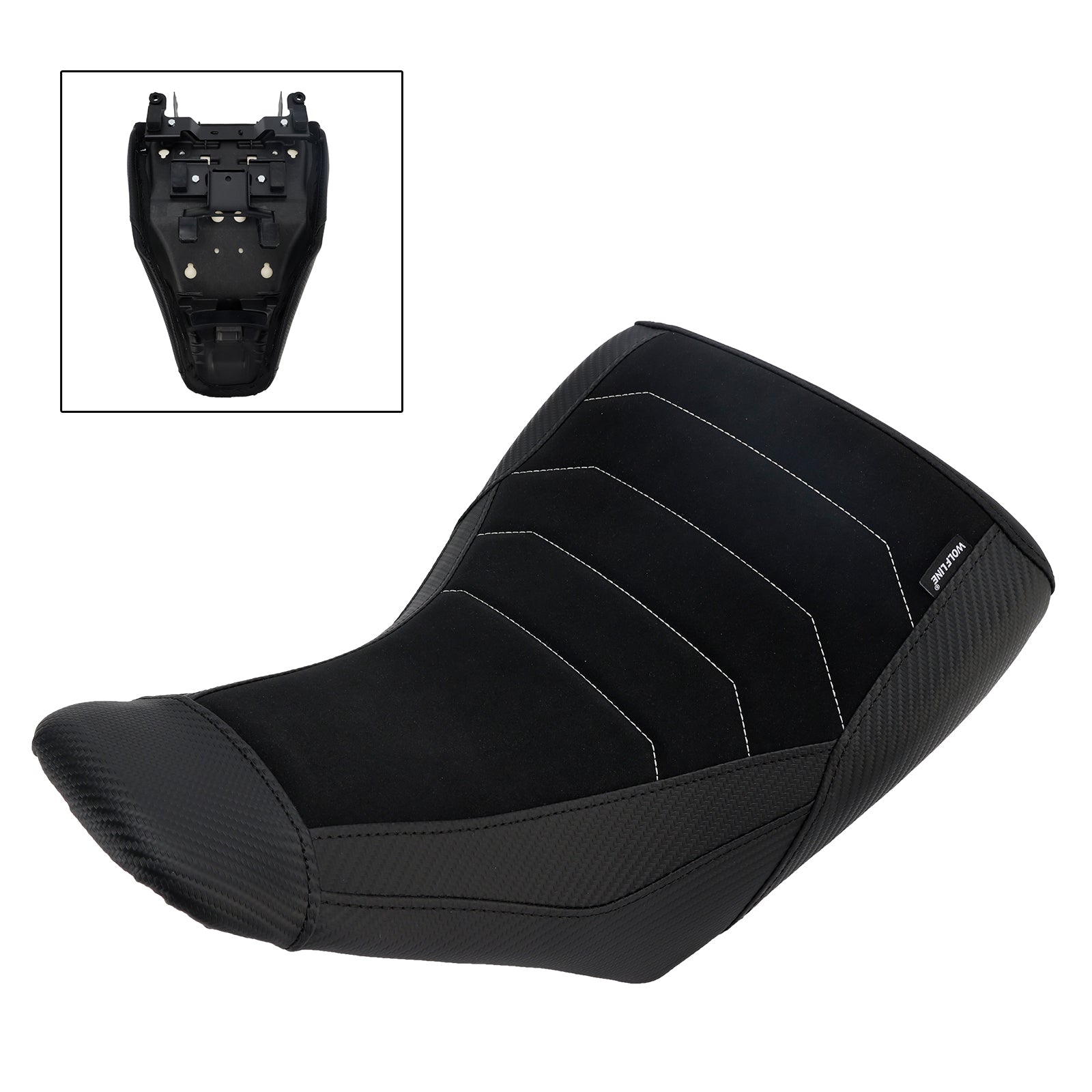 2023-2025 Suzuki V-Strom DL1050 Front Driver Seat Lower Raider Cushion Fit Red Yellow