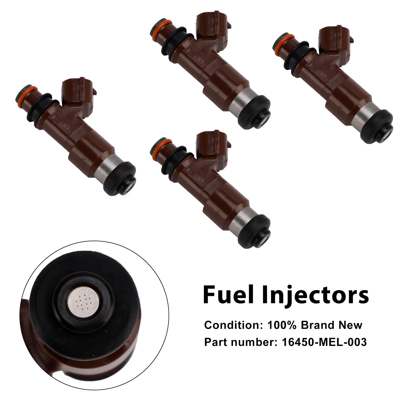 Fuel Injectors Fit for Honda CBR1000RR VFR800 VFR800F CB1300 16450-MEL-003 4PCS&nbsp;