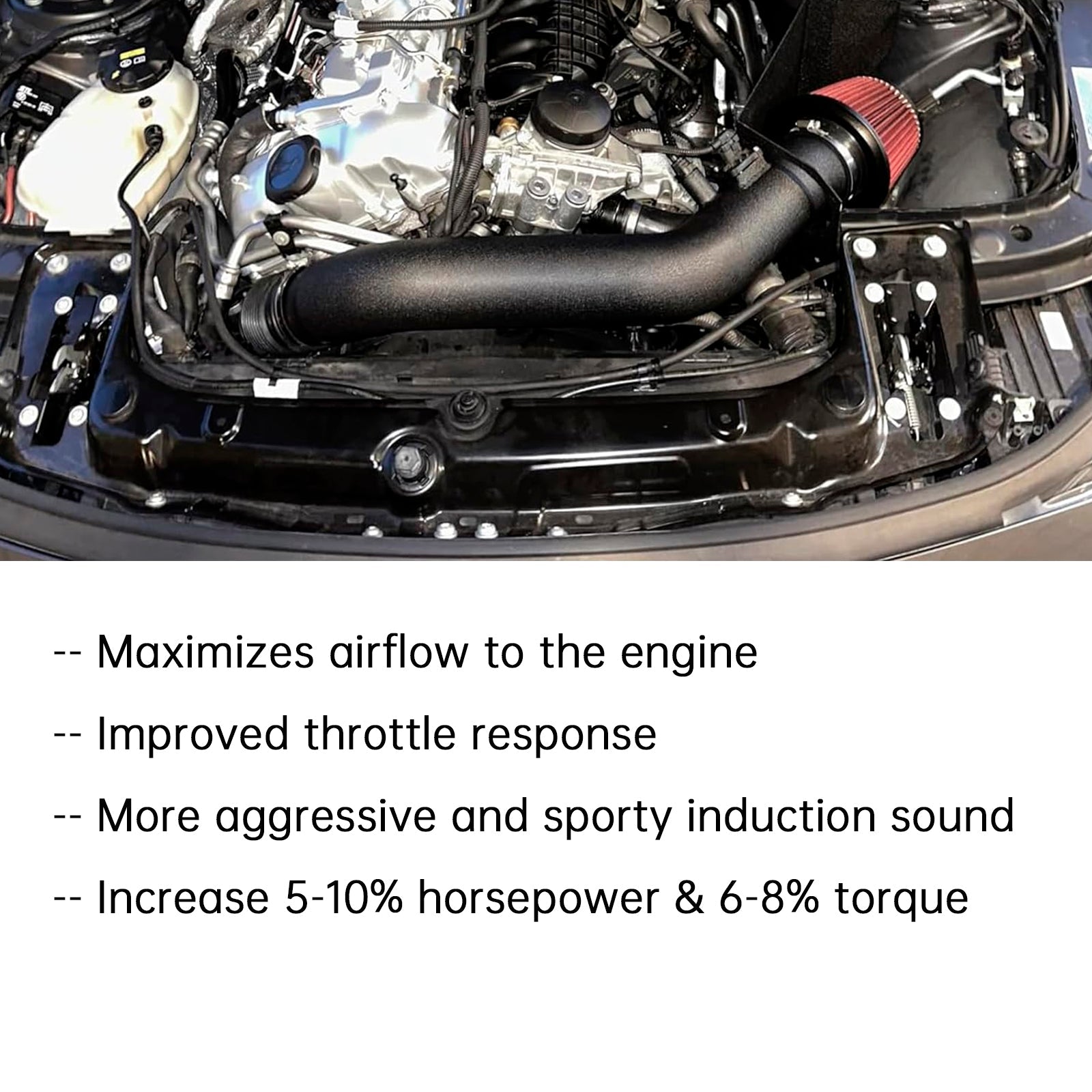 Cold Air Intake Kit for BMW 335i F30/435i F32/M235i F22/M2 F87 N55 3.0L Turbo