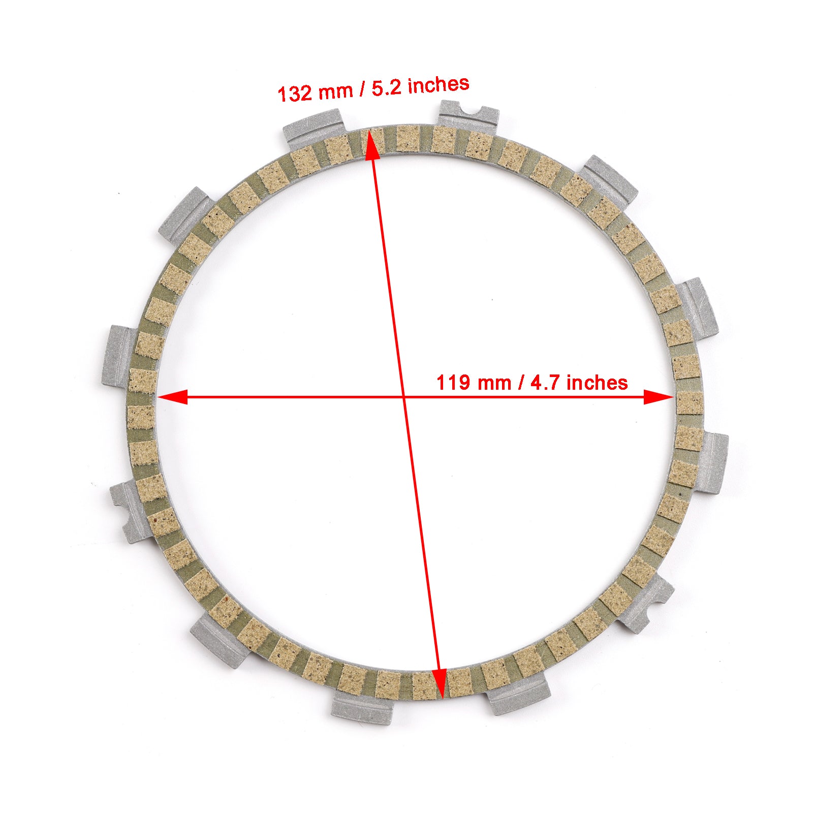 Clutch Friction Plate Kit for Suzuki GSXR600 GSXR750 K6/K7 2006-2007 21441-36F30