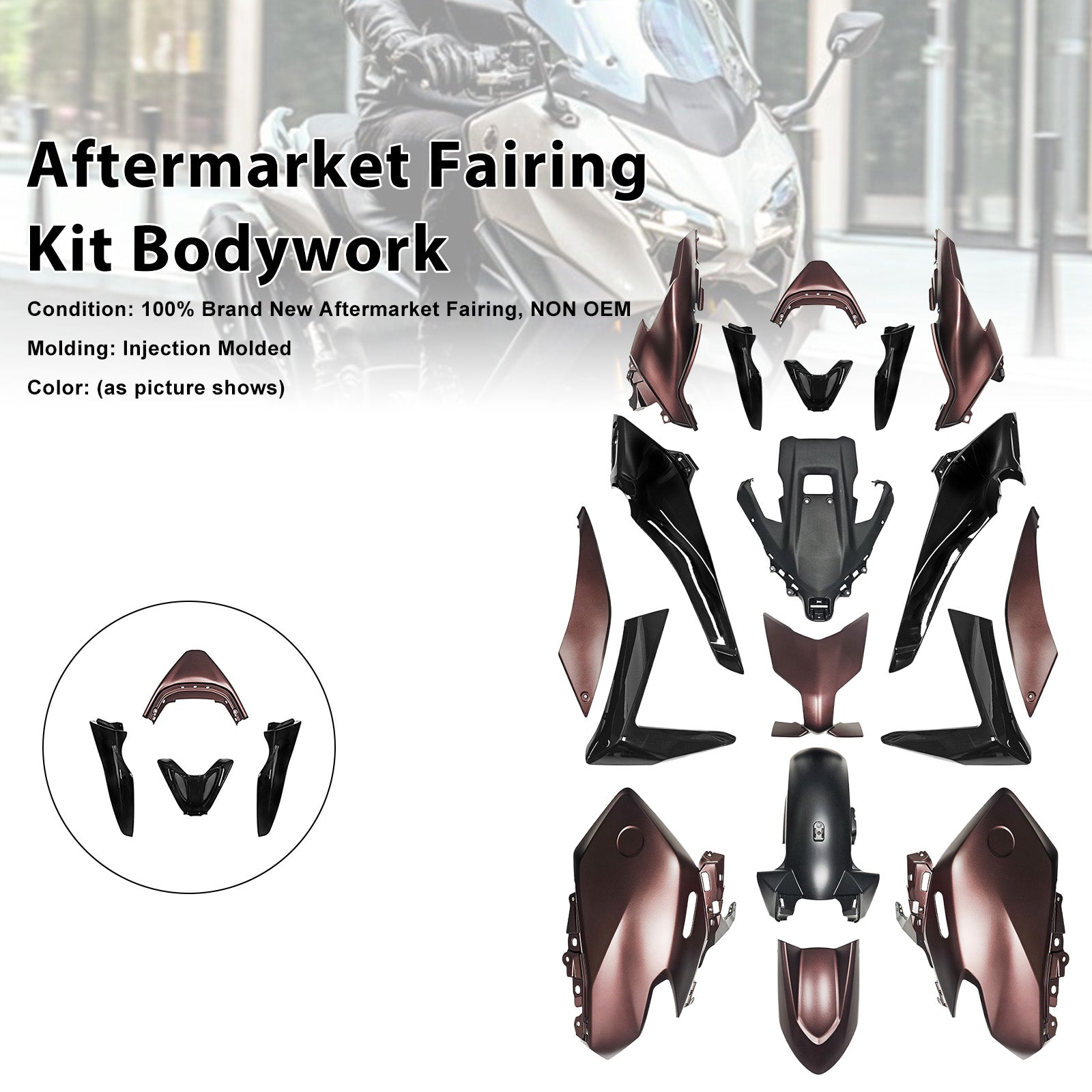 2025-2026 for Yamaha TMAX560 Injection Bodywork Fairing Kit