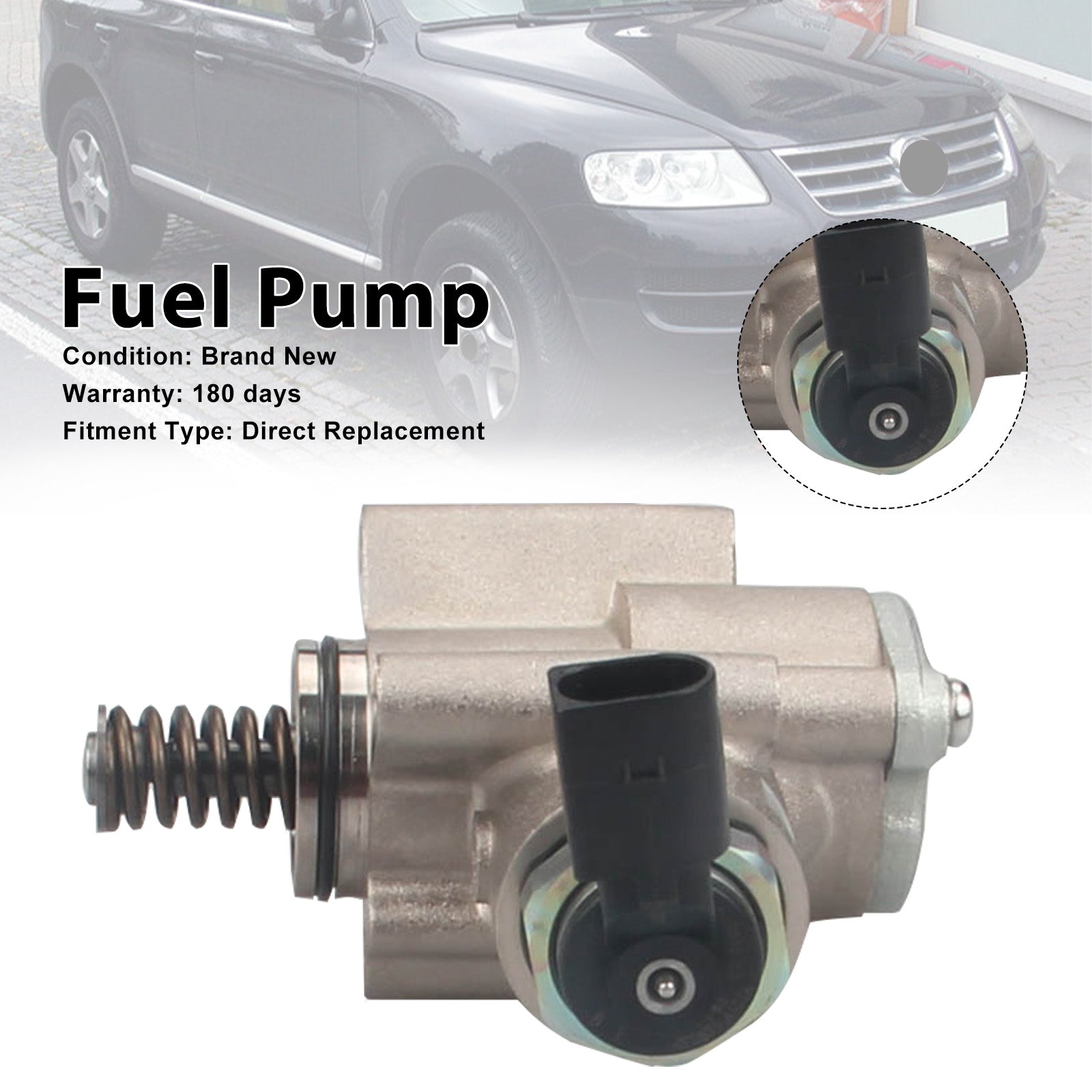 2007 Audi Q7 4.2L V8 A/T Base Sport Utility Left High Pressure Fuel Pump 079127025AC