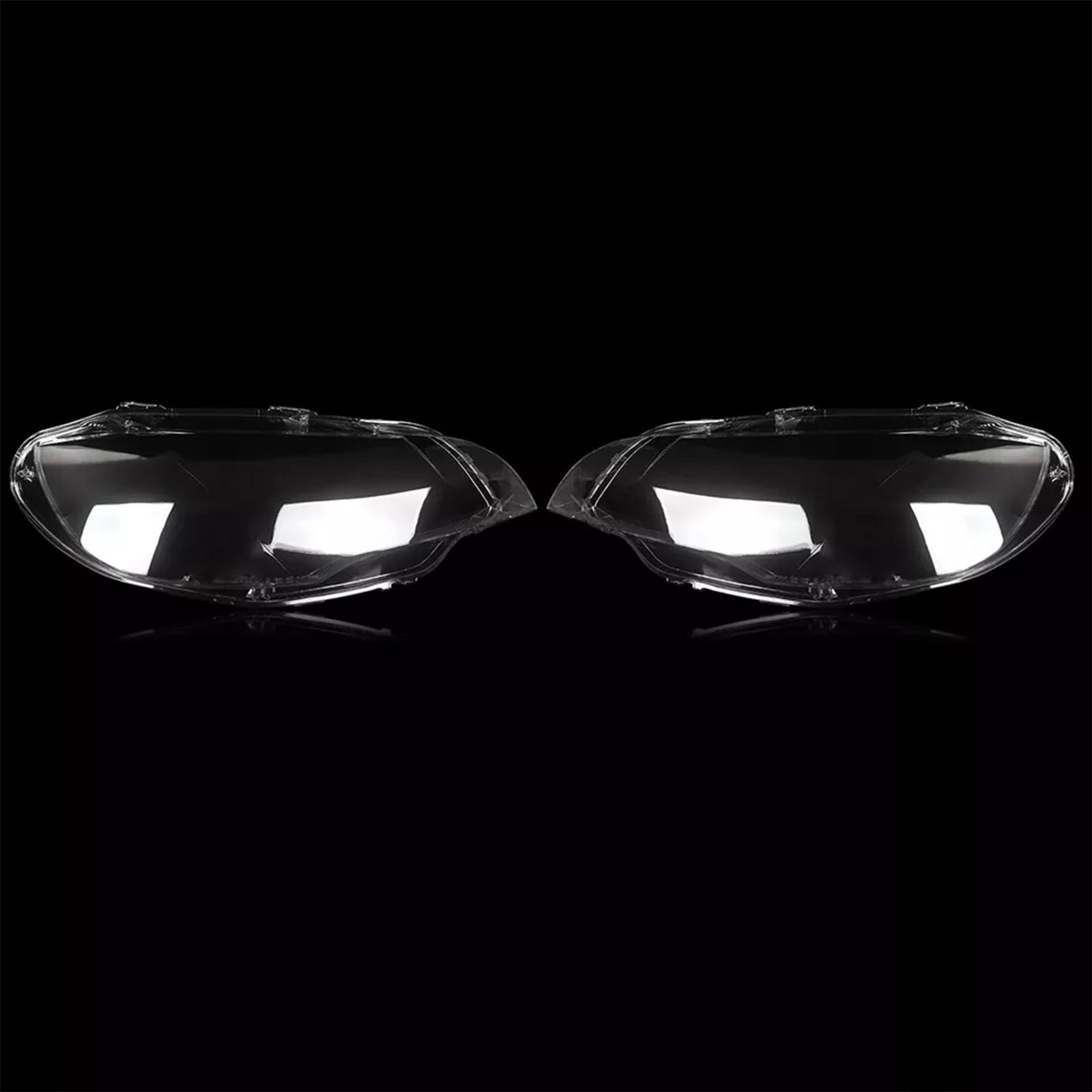 2008-2014 BMW E71 X6 2PCS Clear Headlight Lens Cover Headlamp Left+Right