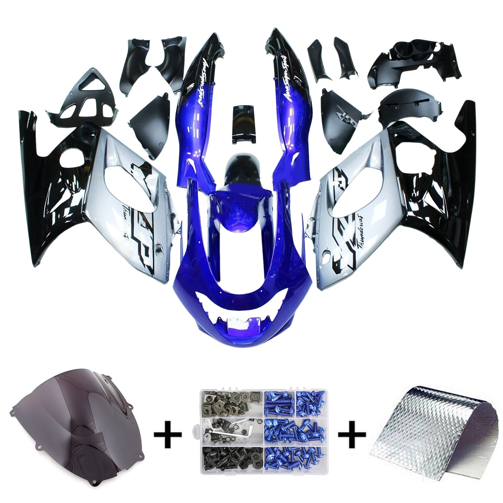 Yamaha YZF 600R Thundercat 1996-2007 Fairing Kit Bodywork Plastic ABS