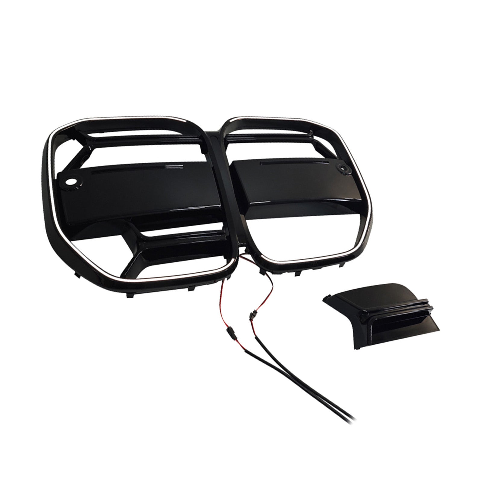 2020-2025 Fit BMW 4 Series G22 G23 G82 W/ACC CS-Style Front Bumper Grille Grill Fit BMW 4 Series G22 G23 G82  W/ ACC