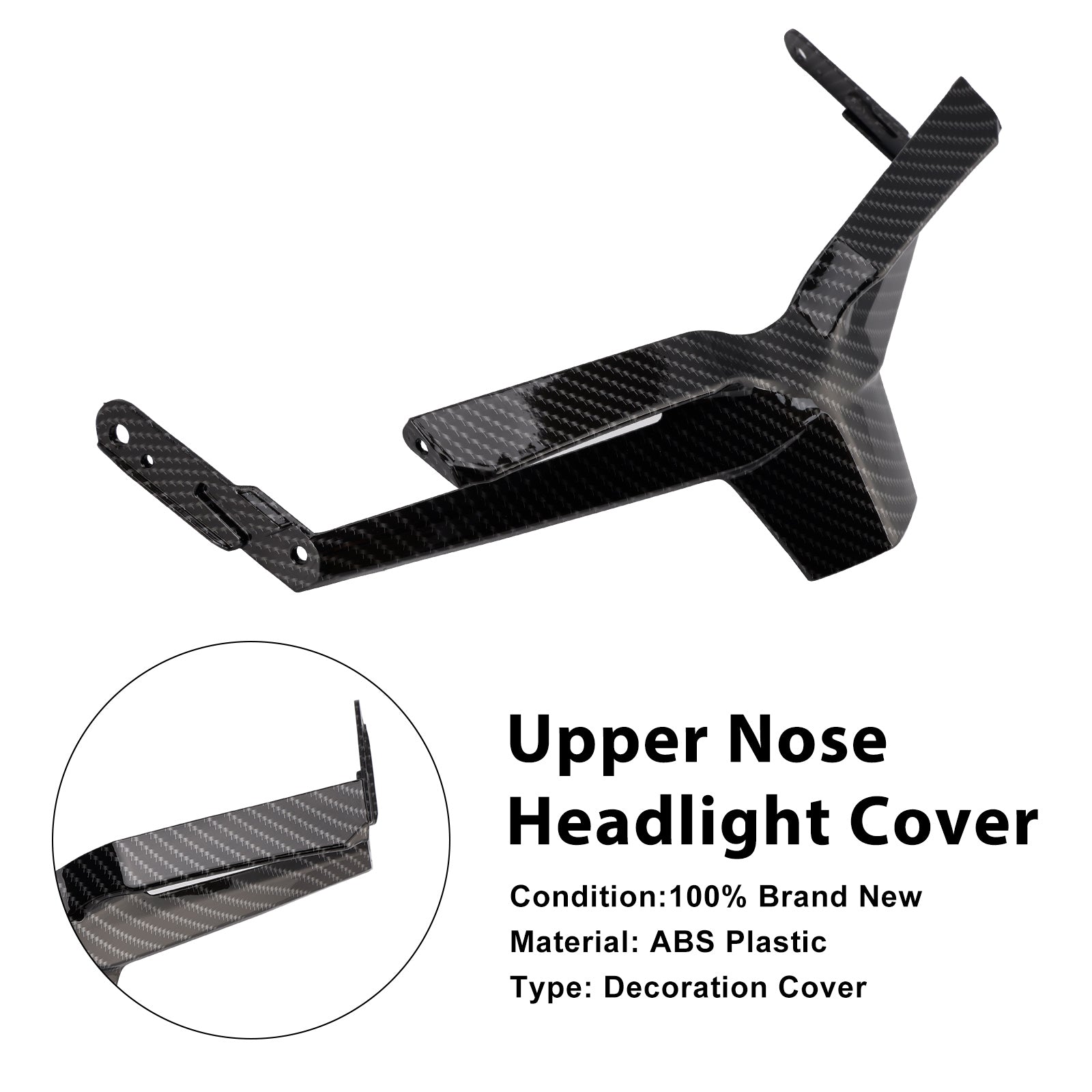 2024-2025 Honda CBR650R Front Upper Nose Headlight Cover Fairing