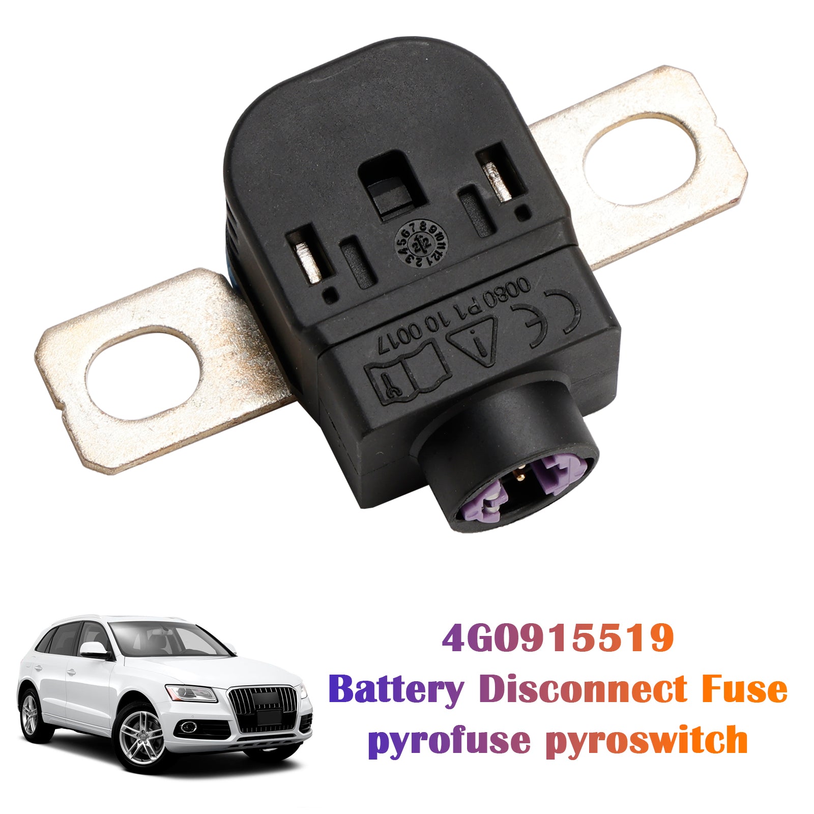 4G0915519 Battery Disconnect Fuse pyrofuse pyroswitch For VW Audi 2011-2014