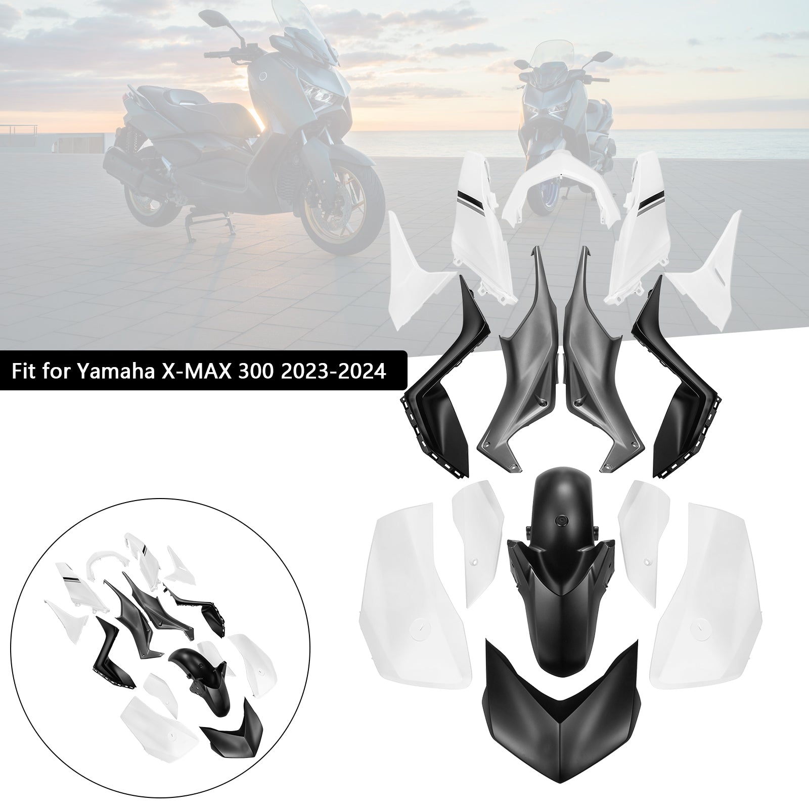 Yamaha X-MAX 300 XMAX 2023-2024 Fairing Kit