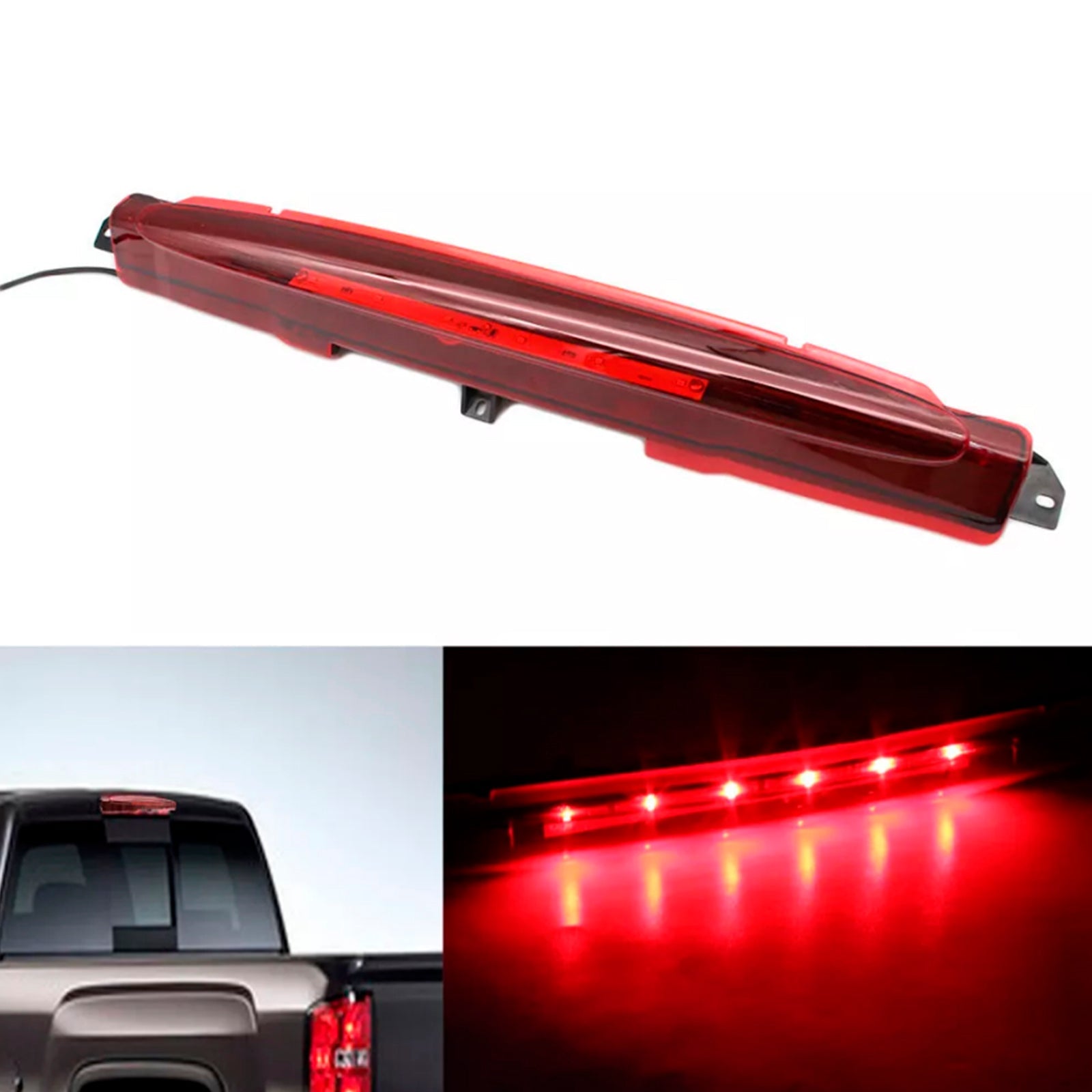 LED Third 3rd Brake Light Tail Lamp 15201921 For Trailblazer Envoy GMC 02-09