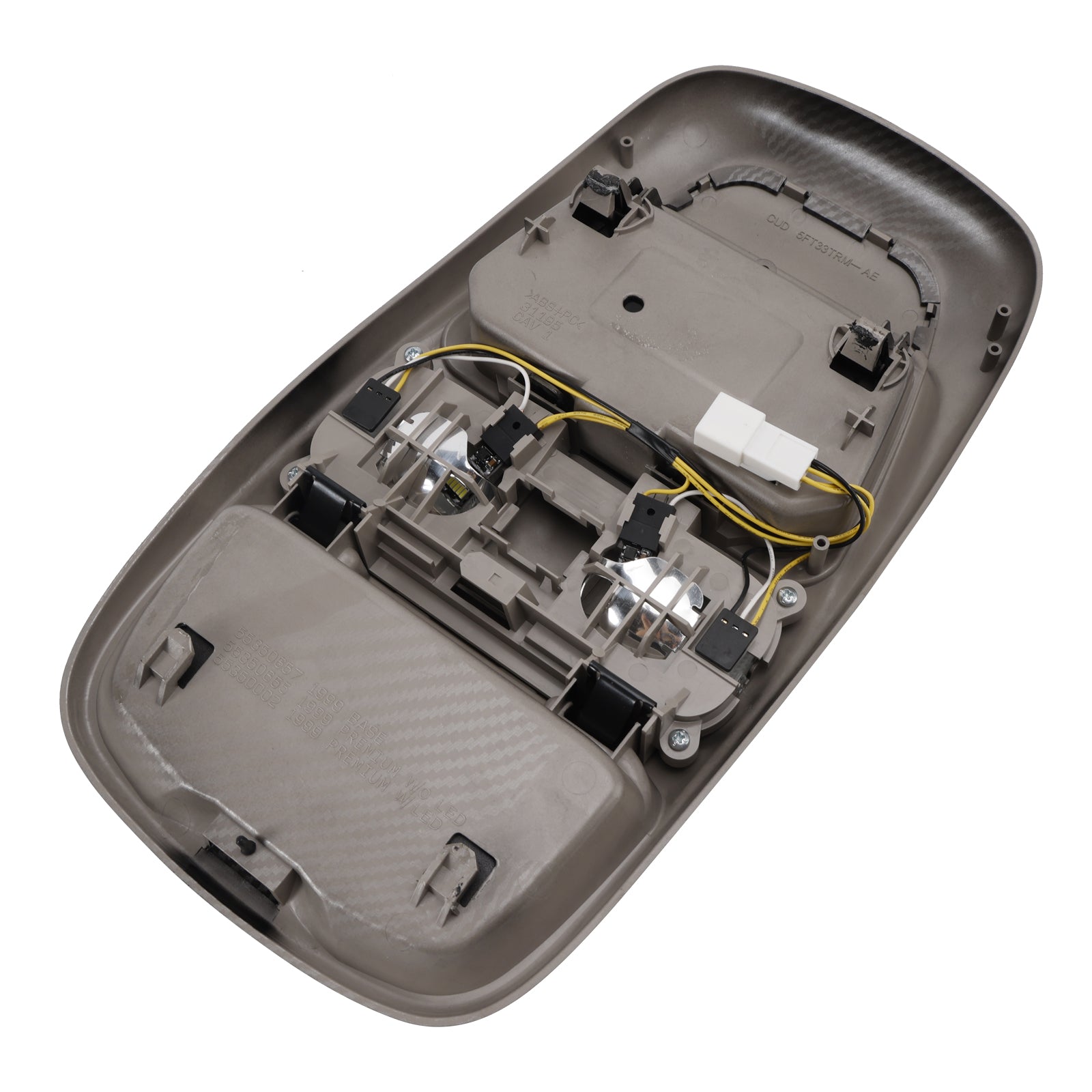 1998-2001 Dodge Ram 1500 Front LED Overhead Console Carbon