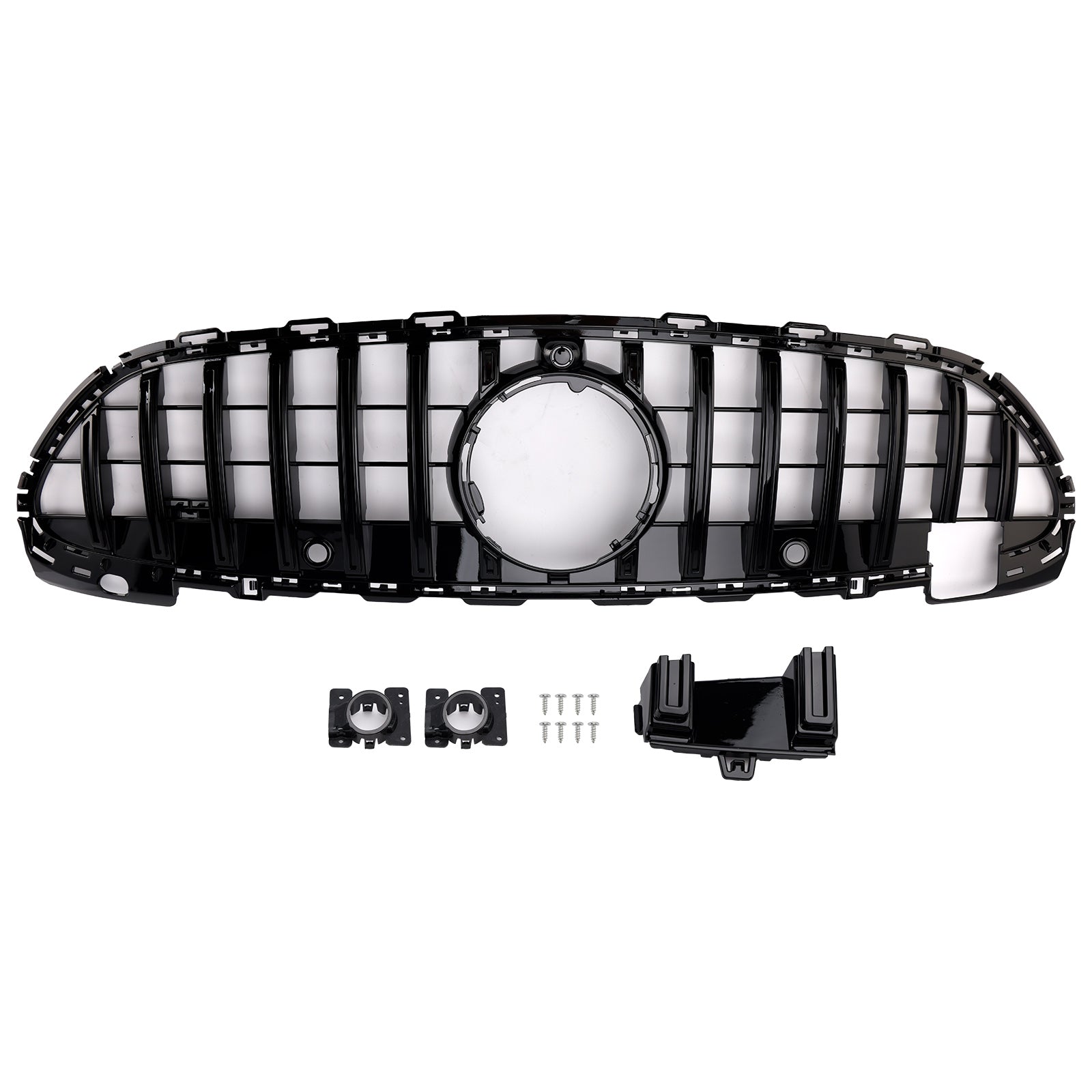 2022-2023 Mercedes Benz W206 W/Camera GTR Style Front Bumper Grille Grill