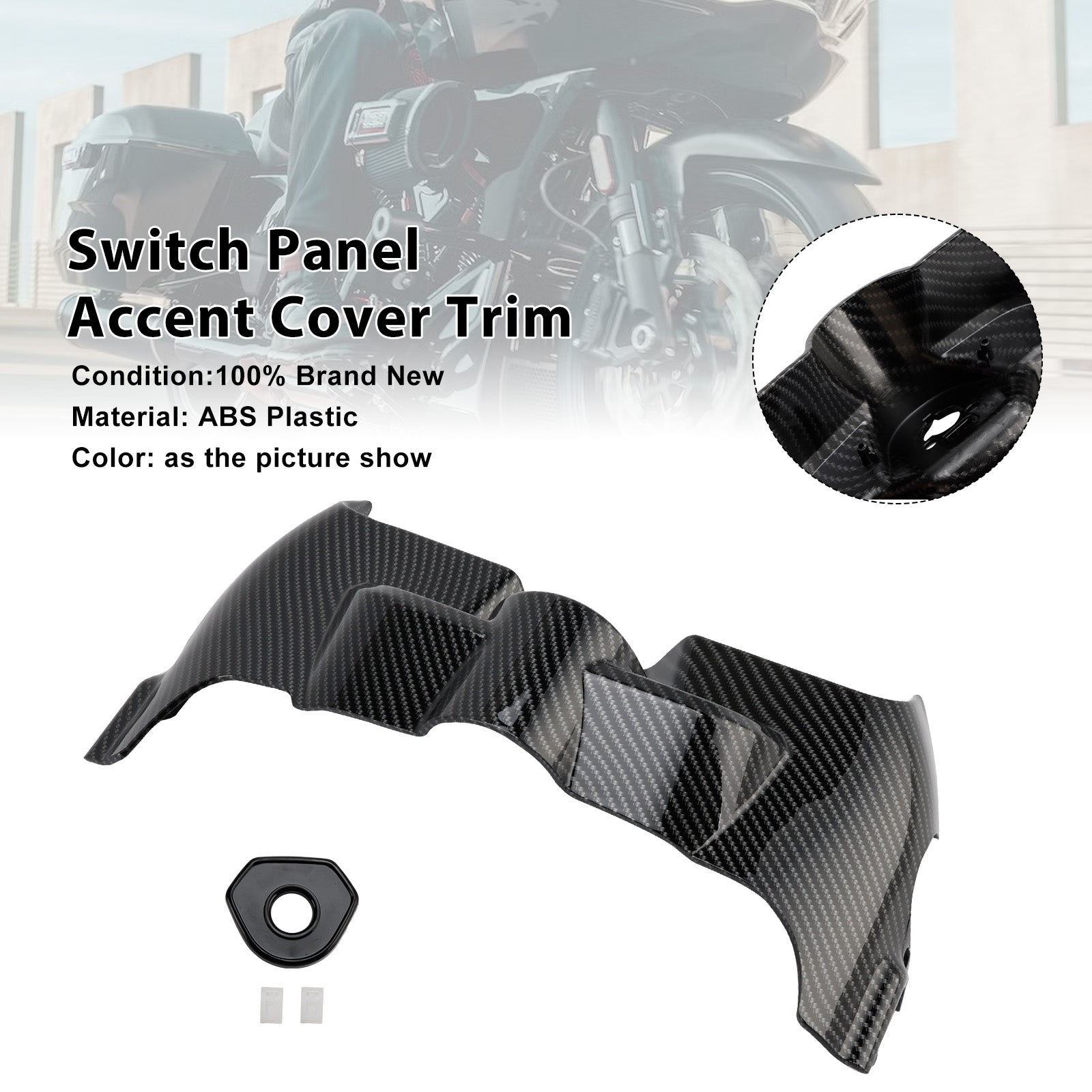 2023-2025 Touring Electra Street Glide Switch Panel Accent Cover Trim